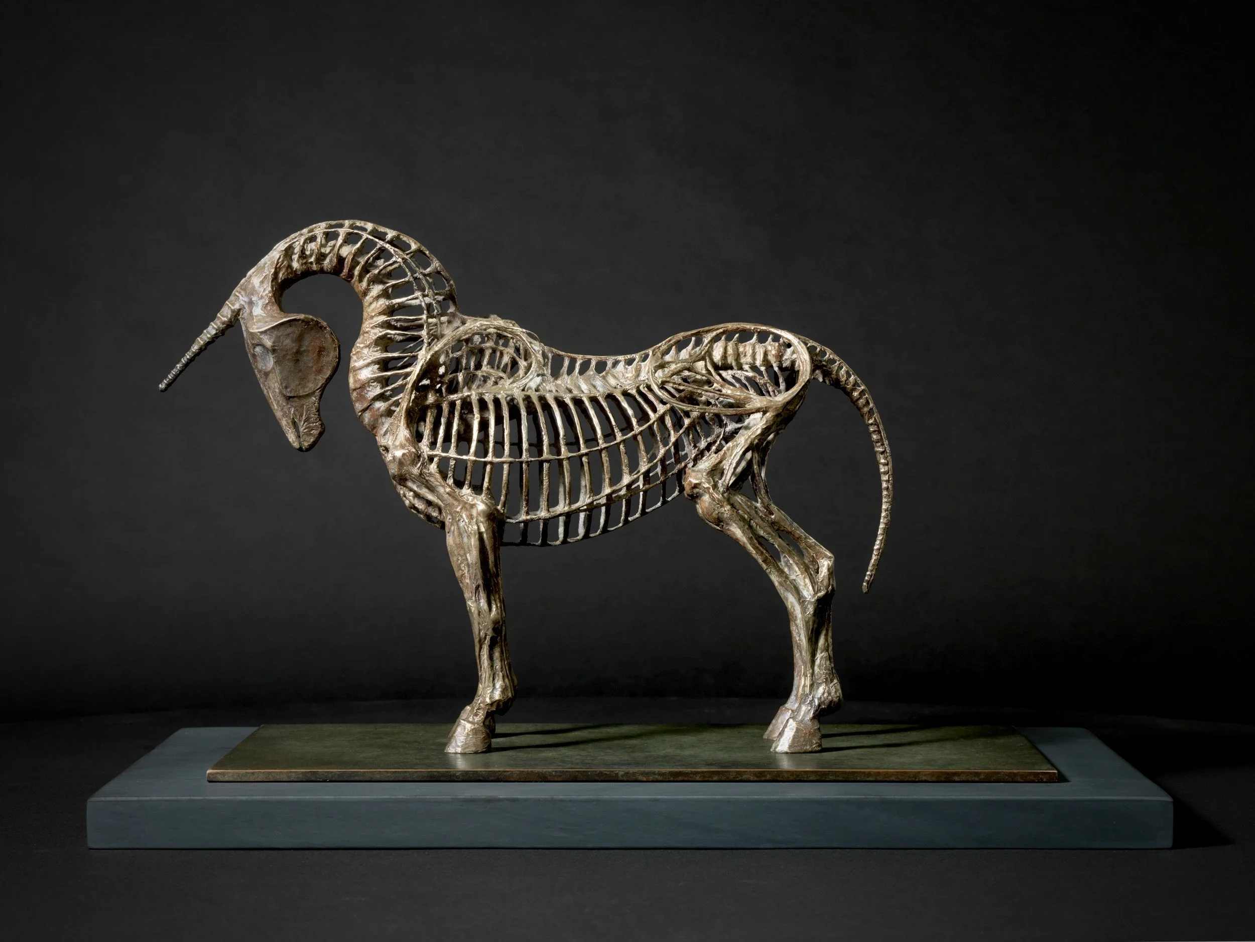 Cathy de Monchaux (b.1960), 1984 Unicorn, 2025. Bronze, 25 x 38 cm, edition of 12
