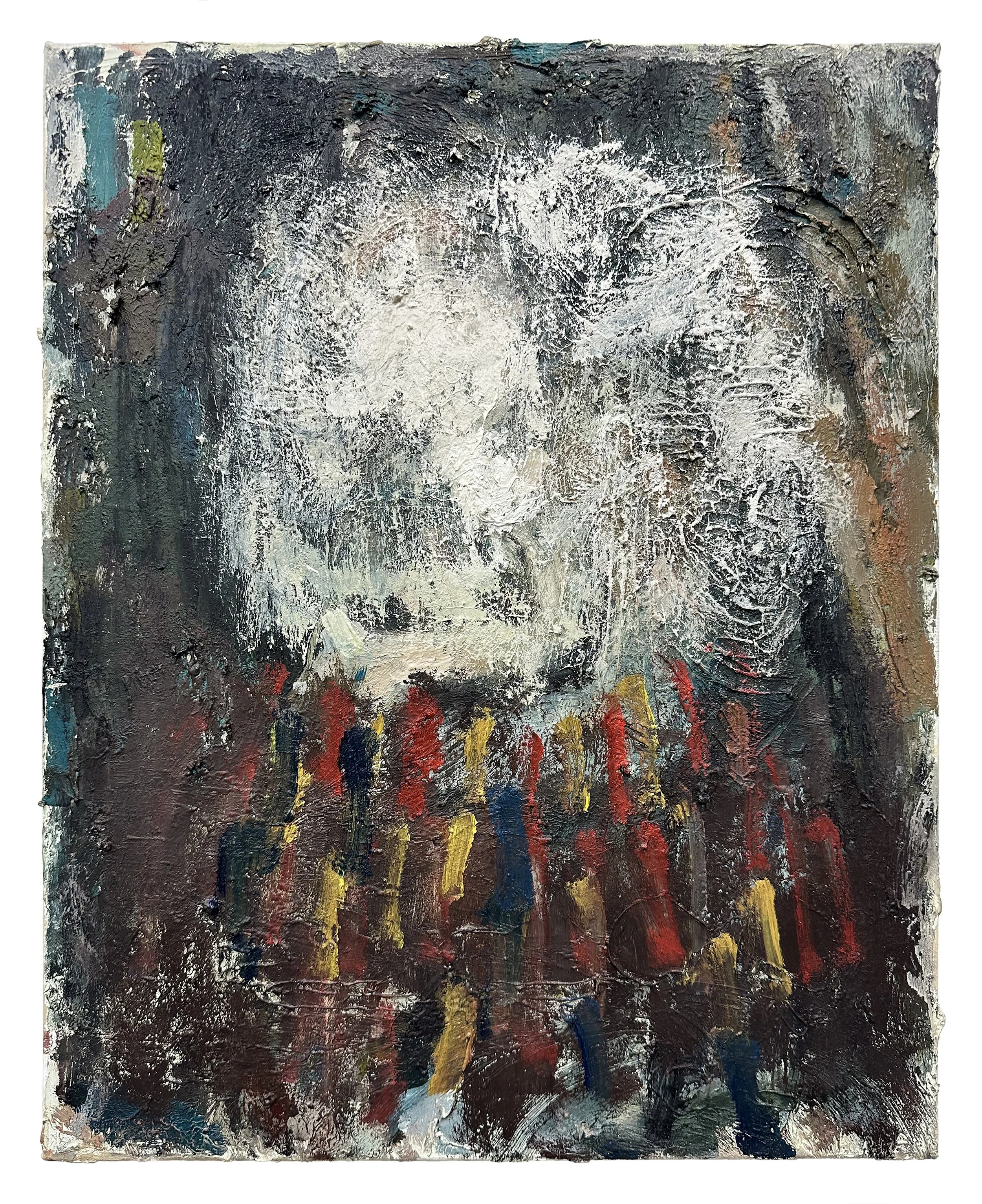 Grant Watson, Hard Rain, 2026. Oil on canvas, 50.8cm x 40.6cm. £2500
