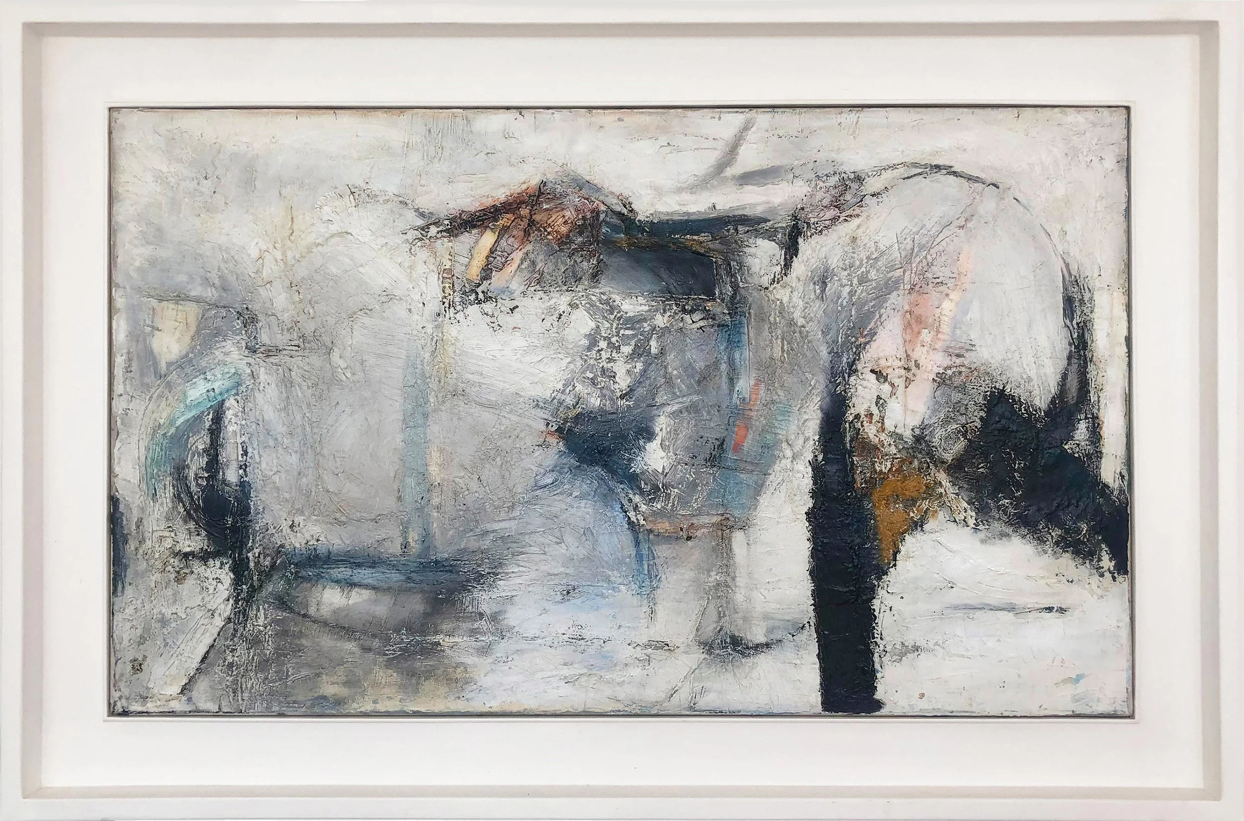 Paul Feiler (1918-2013), Porthledden, 1960. Oil on canvas, 61 cm x 102 cm 