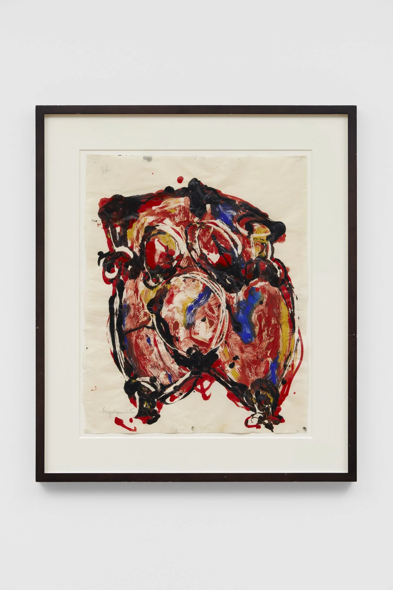 Magda Cordell, Untitled (Woman), 1955, Monotype on onion skin paper, 58.4x45.7cm, (c) The Estate of Magda Cordell, Courtesy of Richard Saltoun Gallery London, Rome and New York