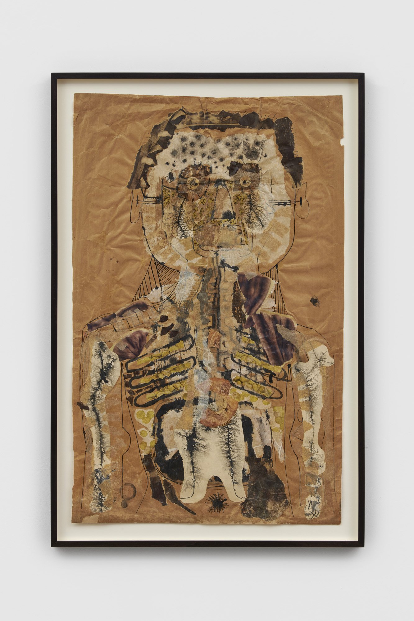 John McHale, Torso, 1955-56, Collage, ink and watercolour, 91.5x57cm, (c) The Estate of John McHale, Courtesty of Richard Saltoun Gallery London, Rome and New York