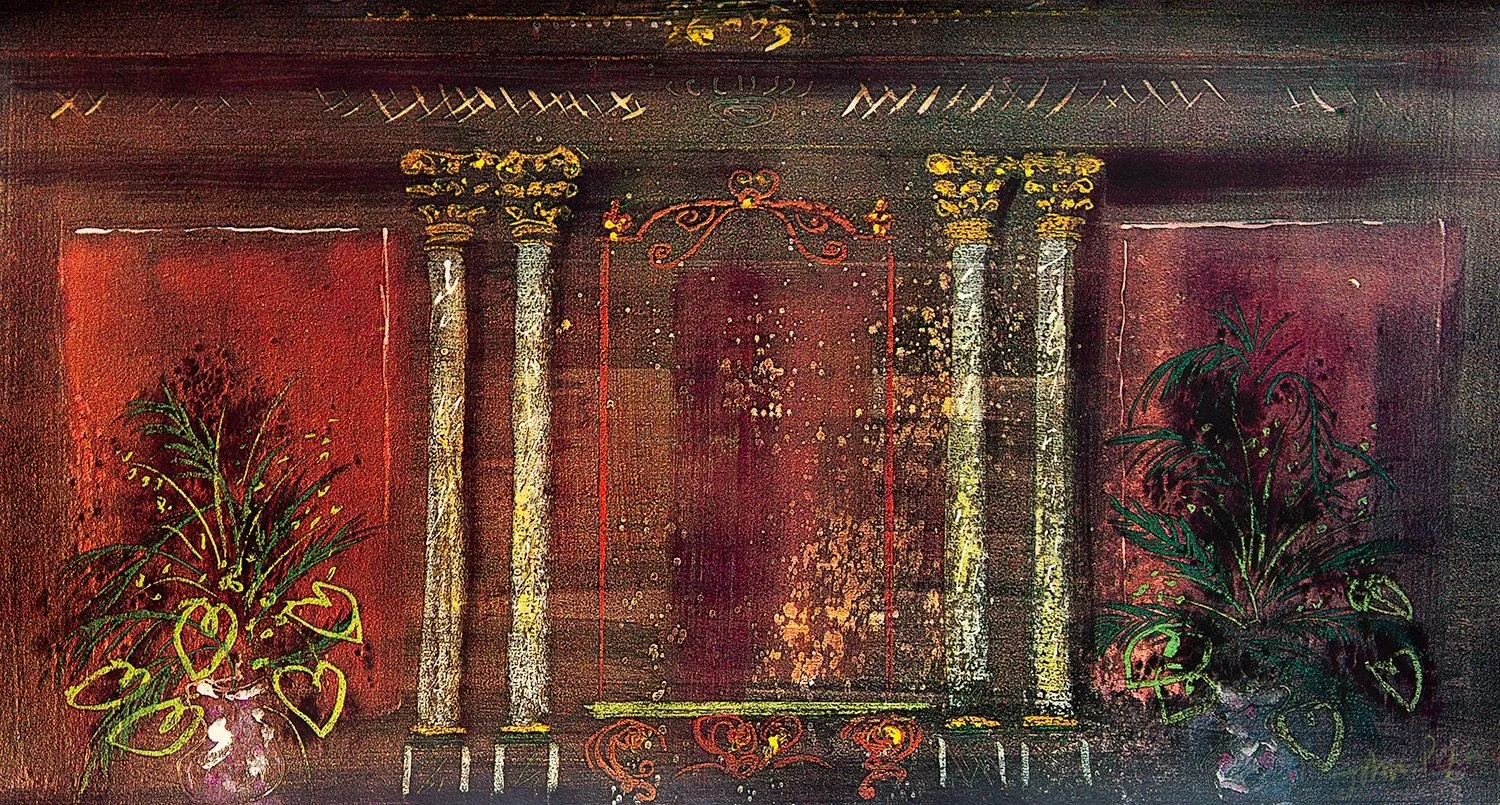 John Piper (1903 - 1992), Death in Venice VI, 1973, Screenprint, 38cm x 67cm