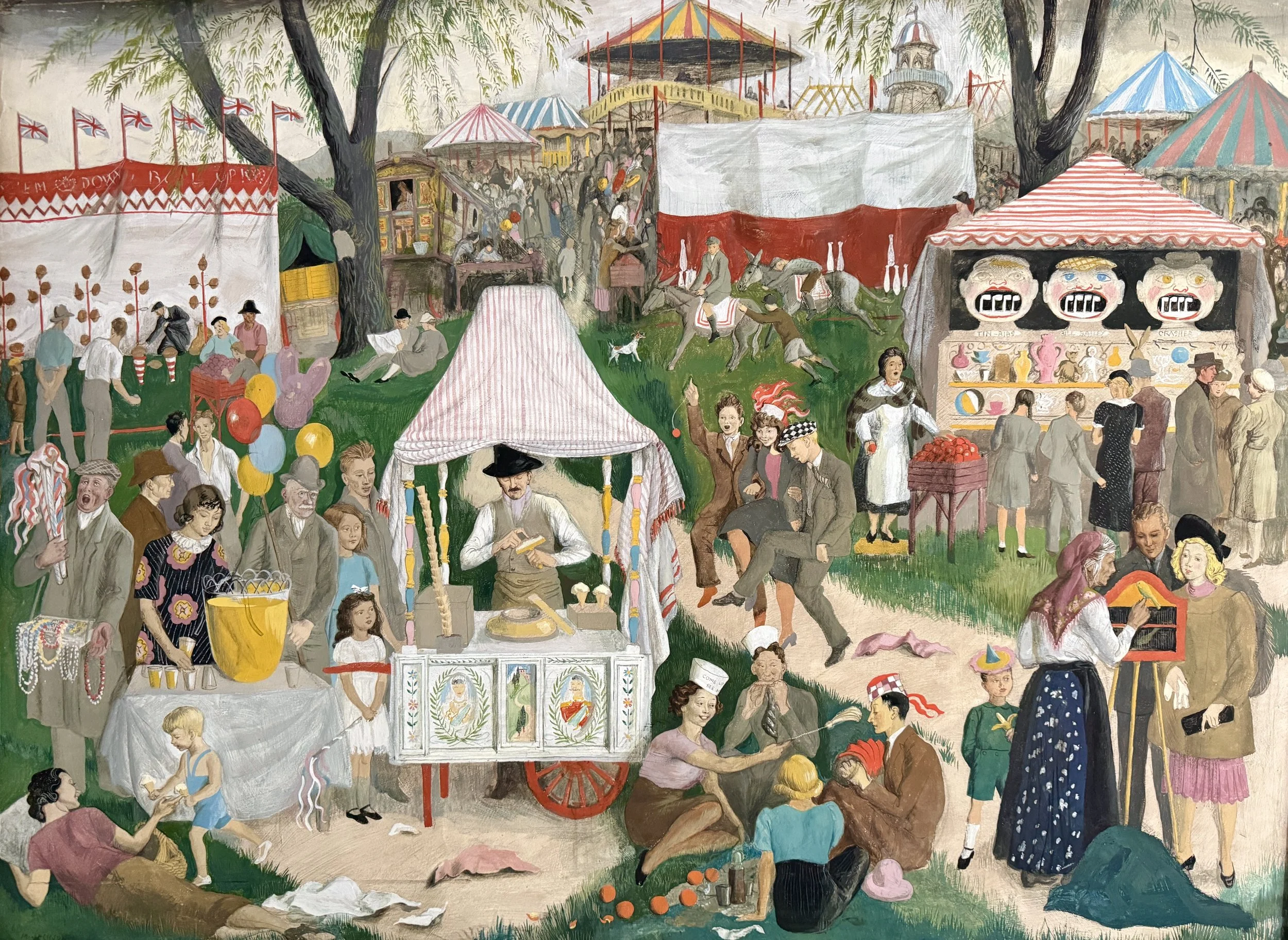 Muriel Jackson (1901–1977), The Fair on the Heath, c.1958