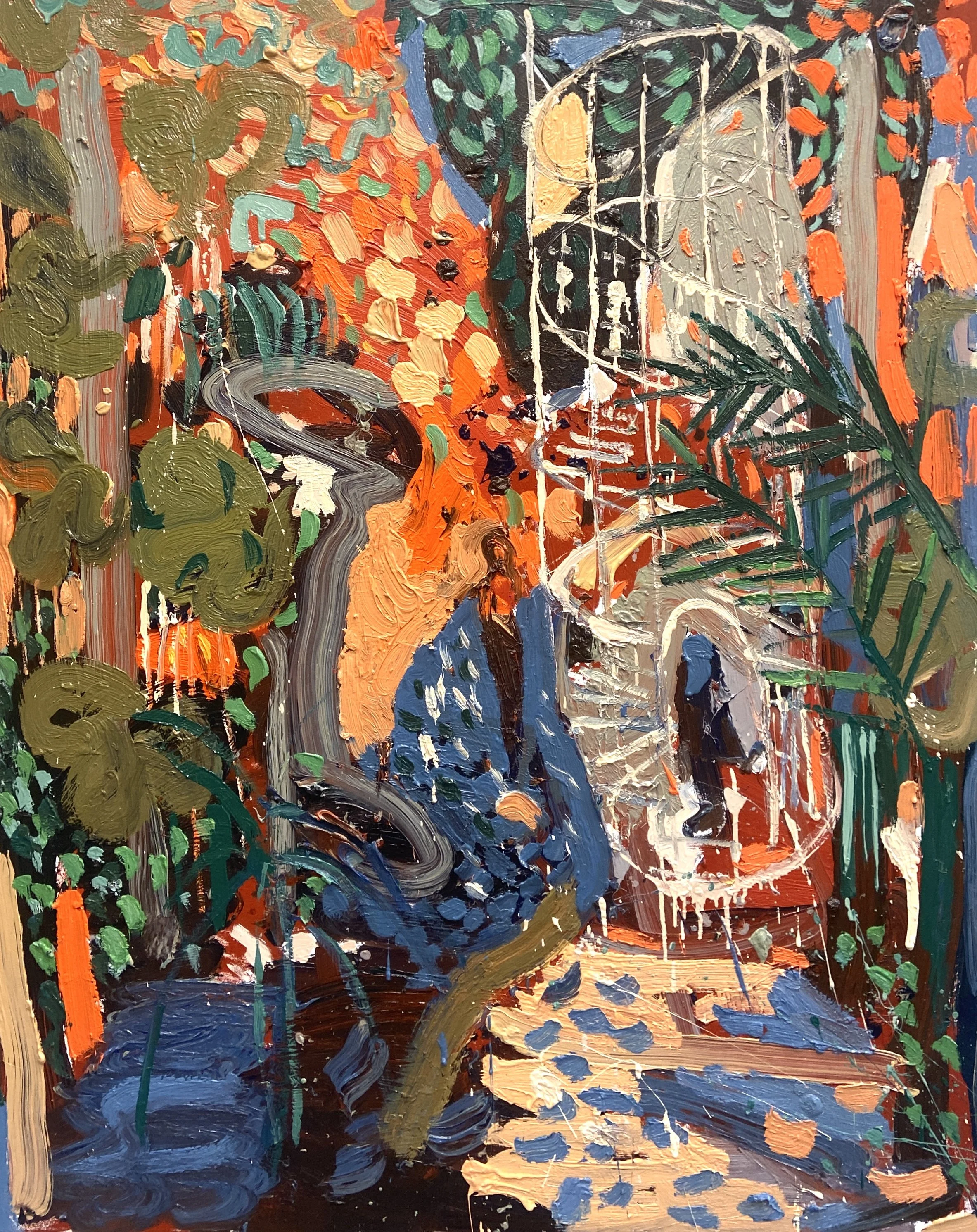 Paul Wadsworth, The Way to the Clouds, 2025. Oil on canvas, 150 x 120 cm. £5,700
