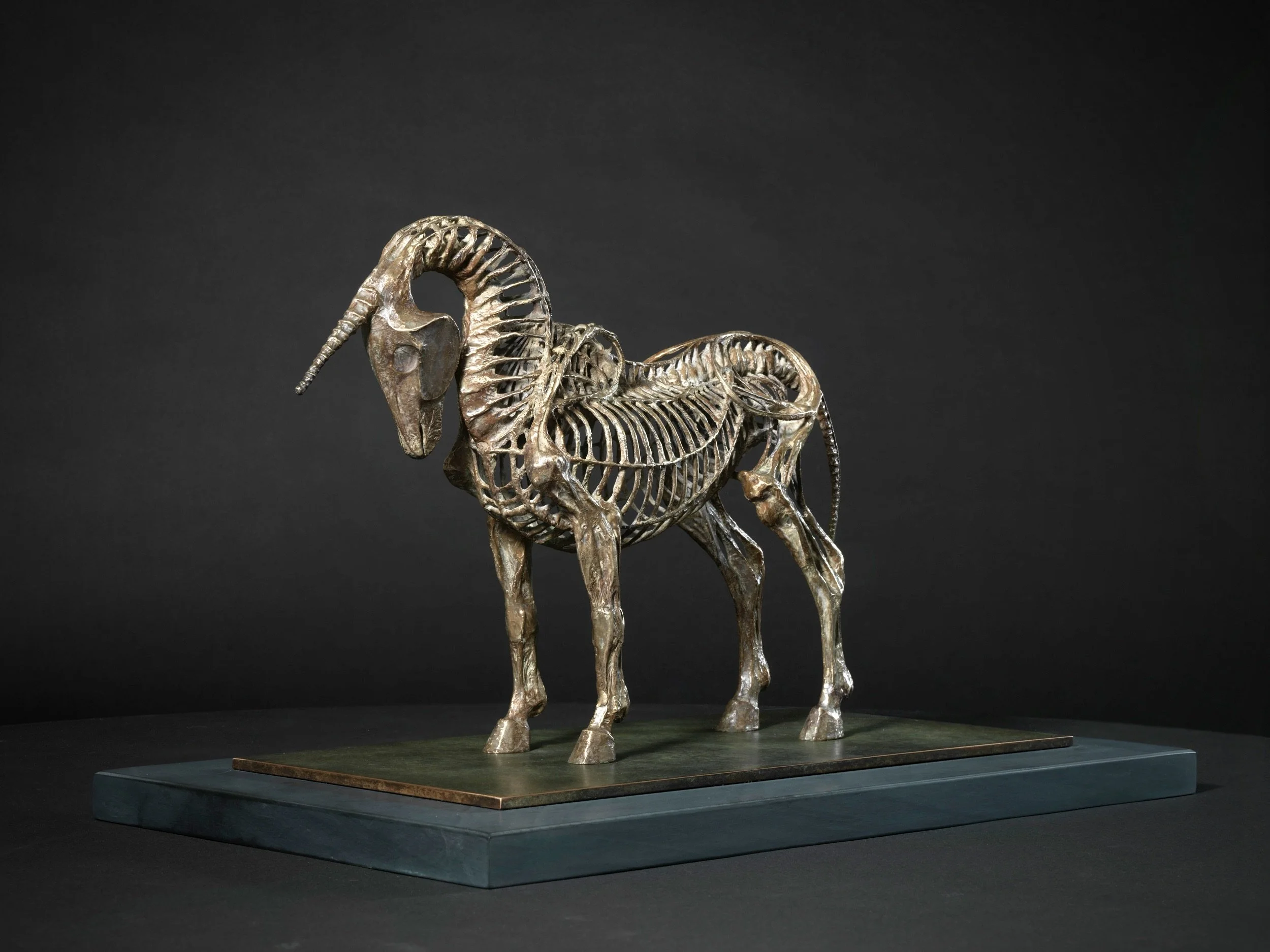 Cathy de Monchaux (b.1960), 1984 Unicorn, 2025. Bronze, 25 x 38 cm, edition of 12