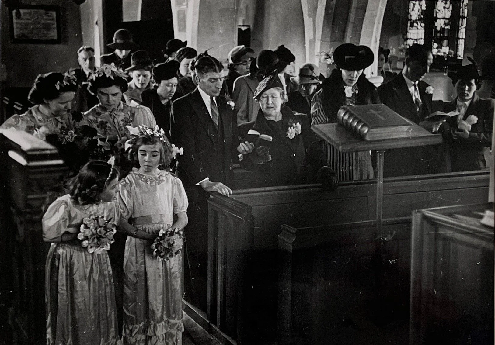 Kurt Hutton	(1893-1960) Going to Church - Village Wedding, 1942. Vintage Gelatin Silver Print, 21.6 x 29.9 cm. Courtesy of Centre for British Photography
POA