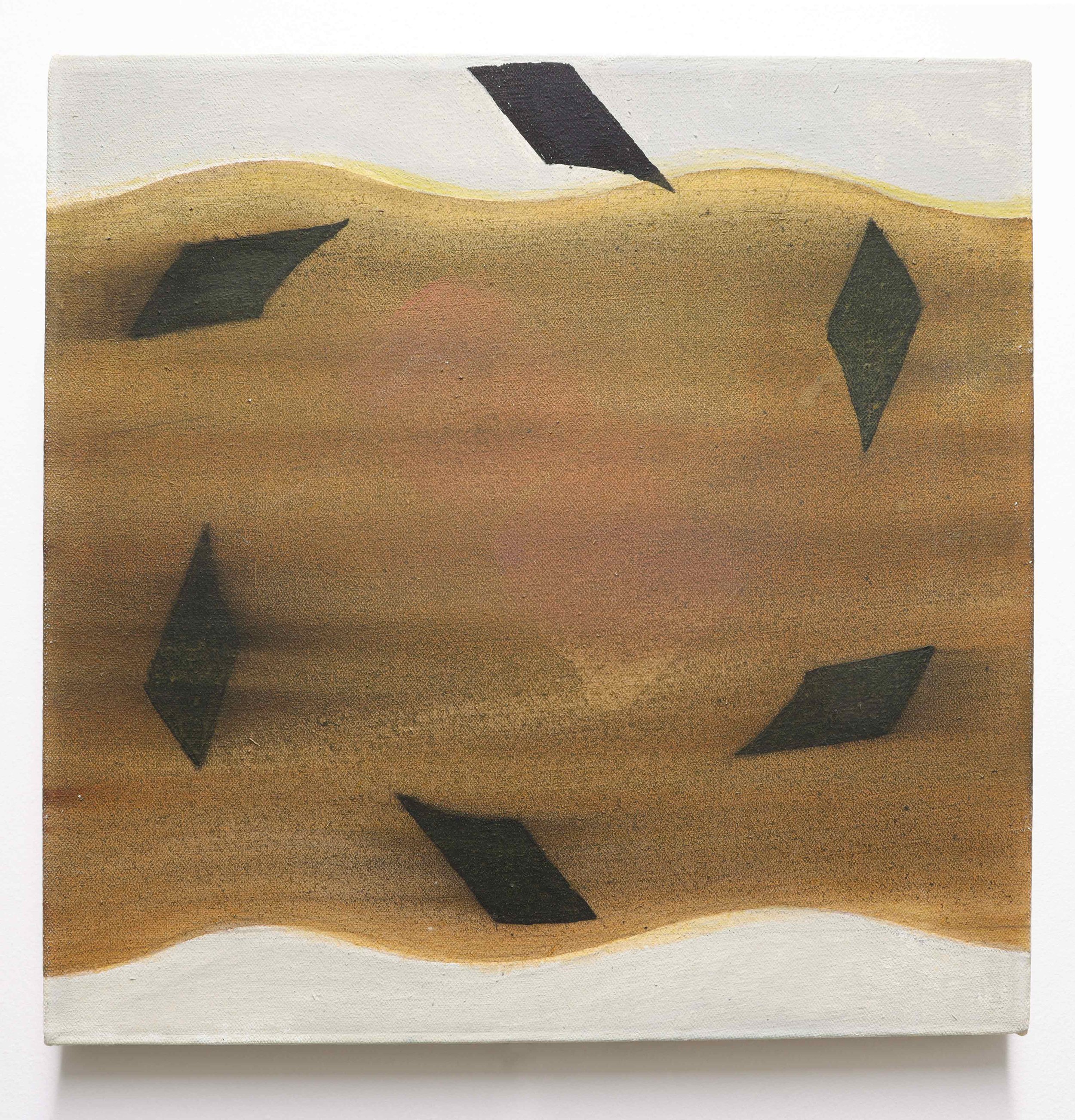 Richard Smith (1931-2016), Composition, 1961. Oil on Canvas, 33 x 33cm