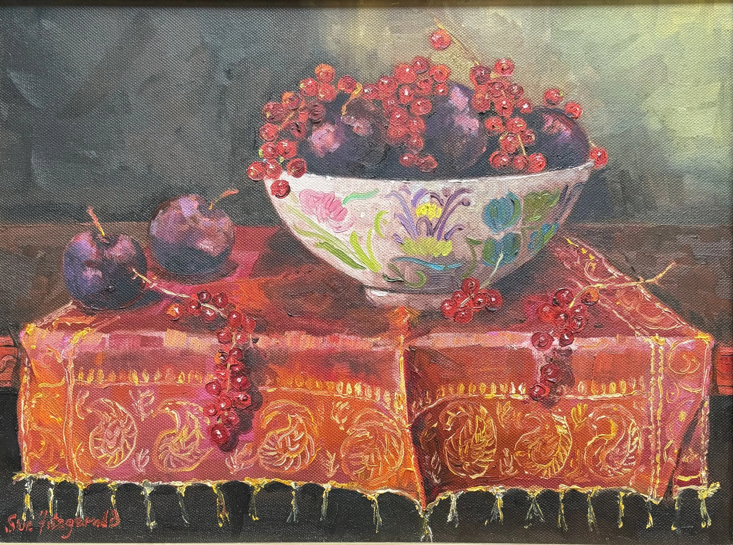 Sue Fitzgerald, Red Currants and Plums