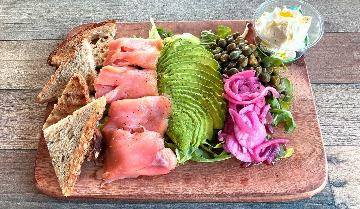 Our Smoked Salmon Salad.