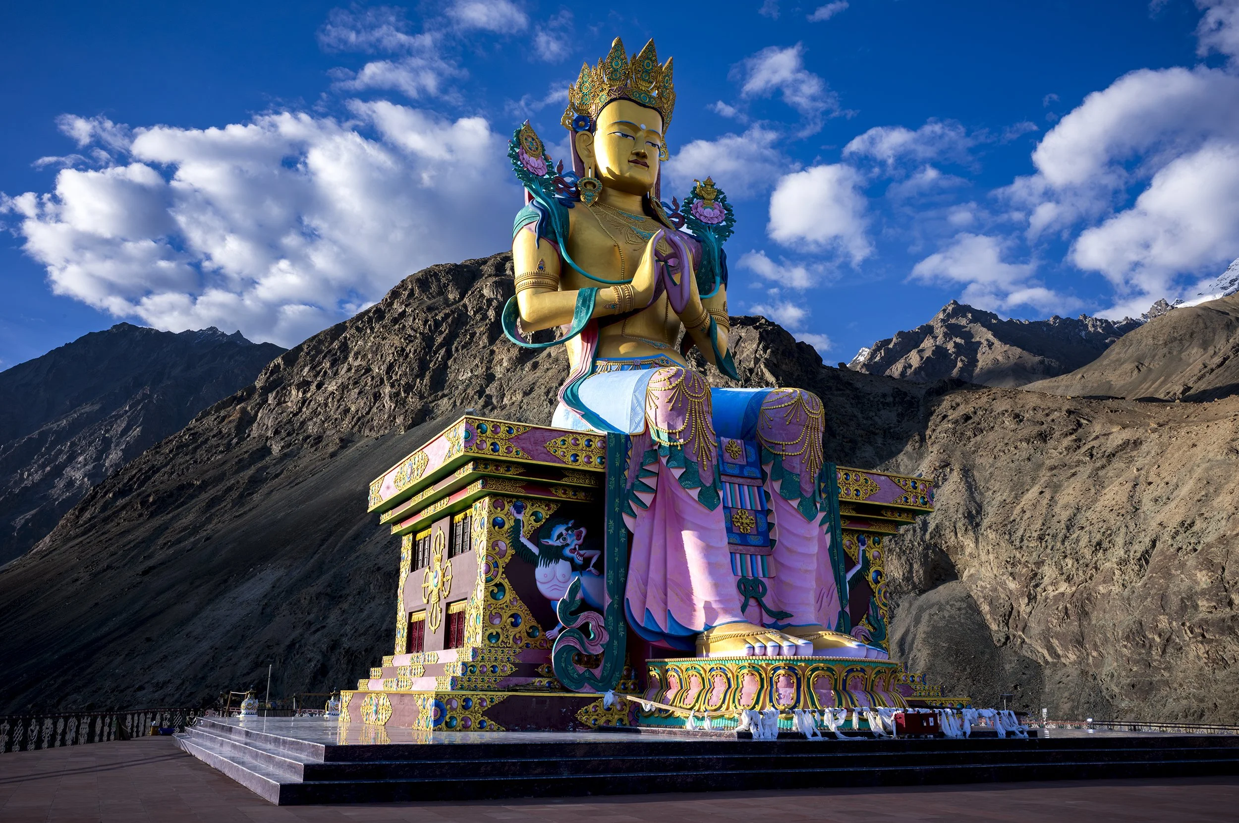 Thiksey monastery, Maitreya Buddha