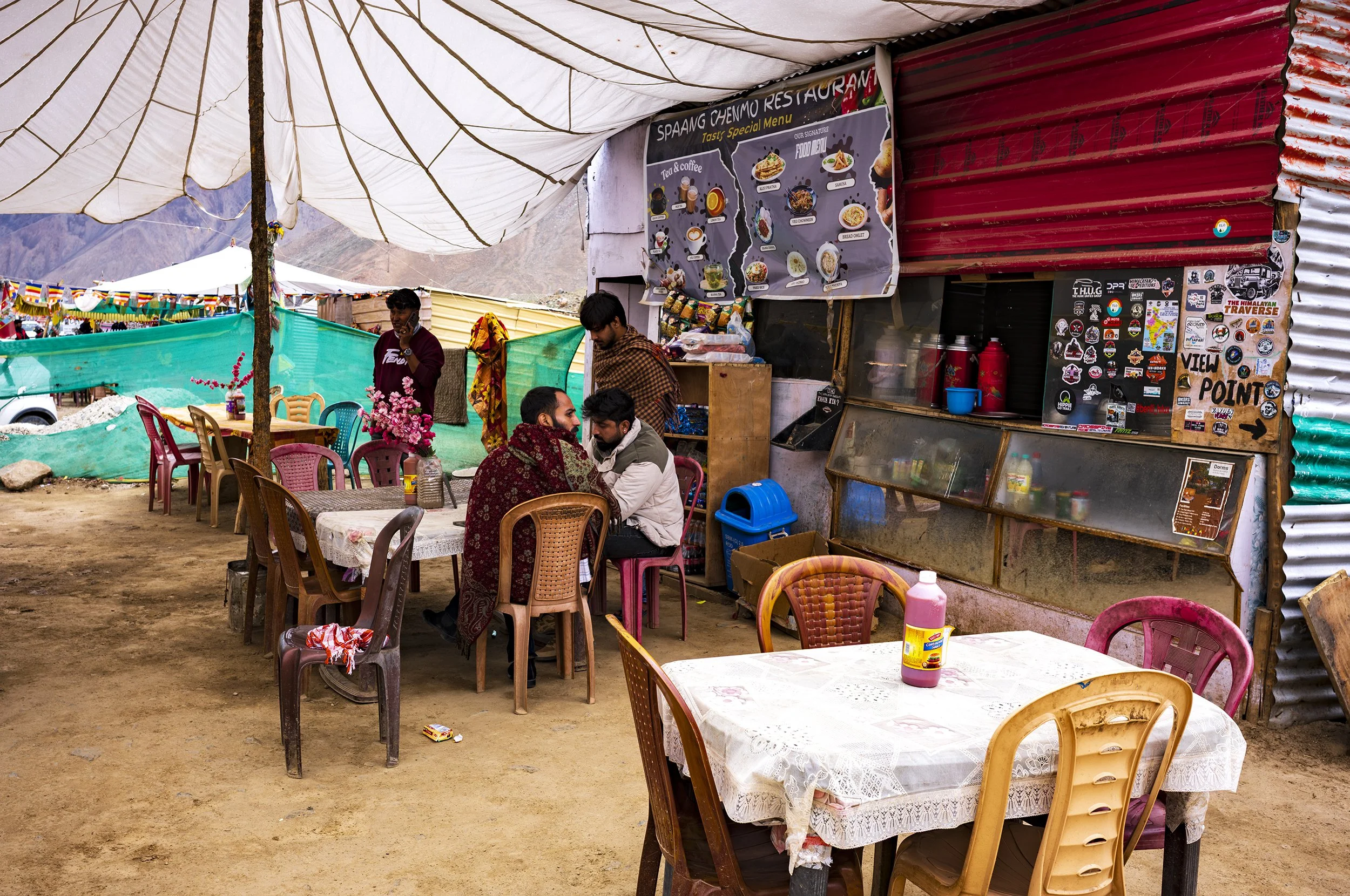 North Pullu is a checkpoint on the road that connects Leh with the Nubra Valley. It is located North of Khardung La, on the Nubra Valley side