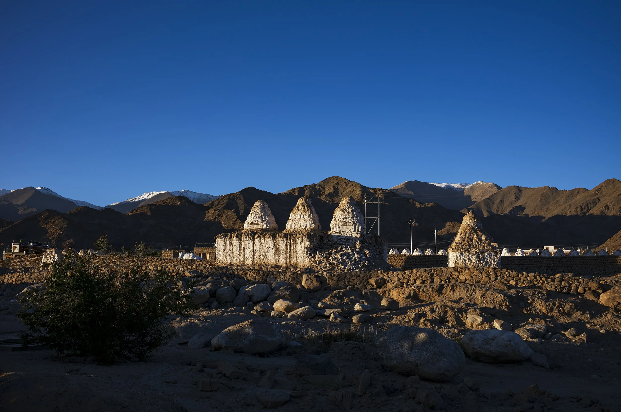 Ancient stupas, Thiksey