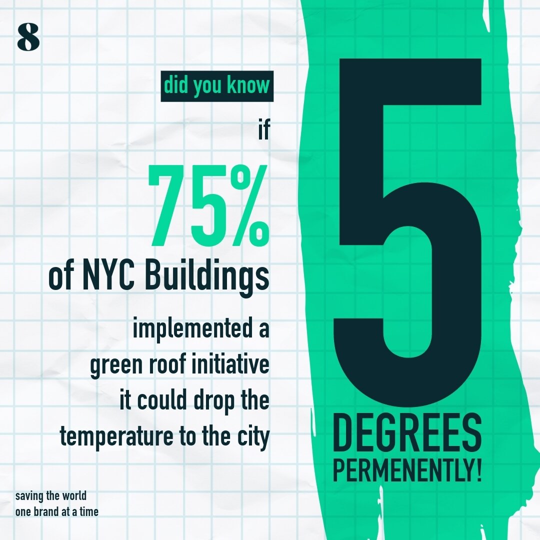 🏙️💚 Did you know? If 75% of NYC embraced green roofs, the city could be 2 degrees cooler permanently! That's a big win for sustainable living. 🌿🌆

What other creative ideas can we dream up to cool down our urban spaces? Share your thoughts in the
