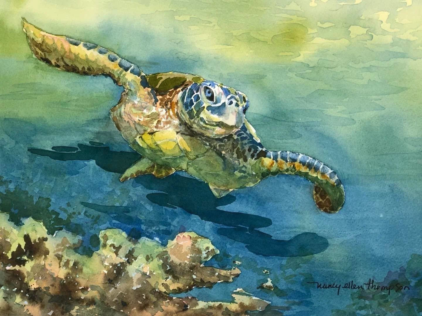 Painting water!