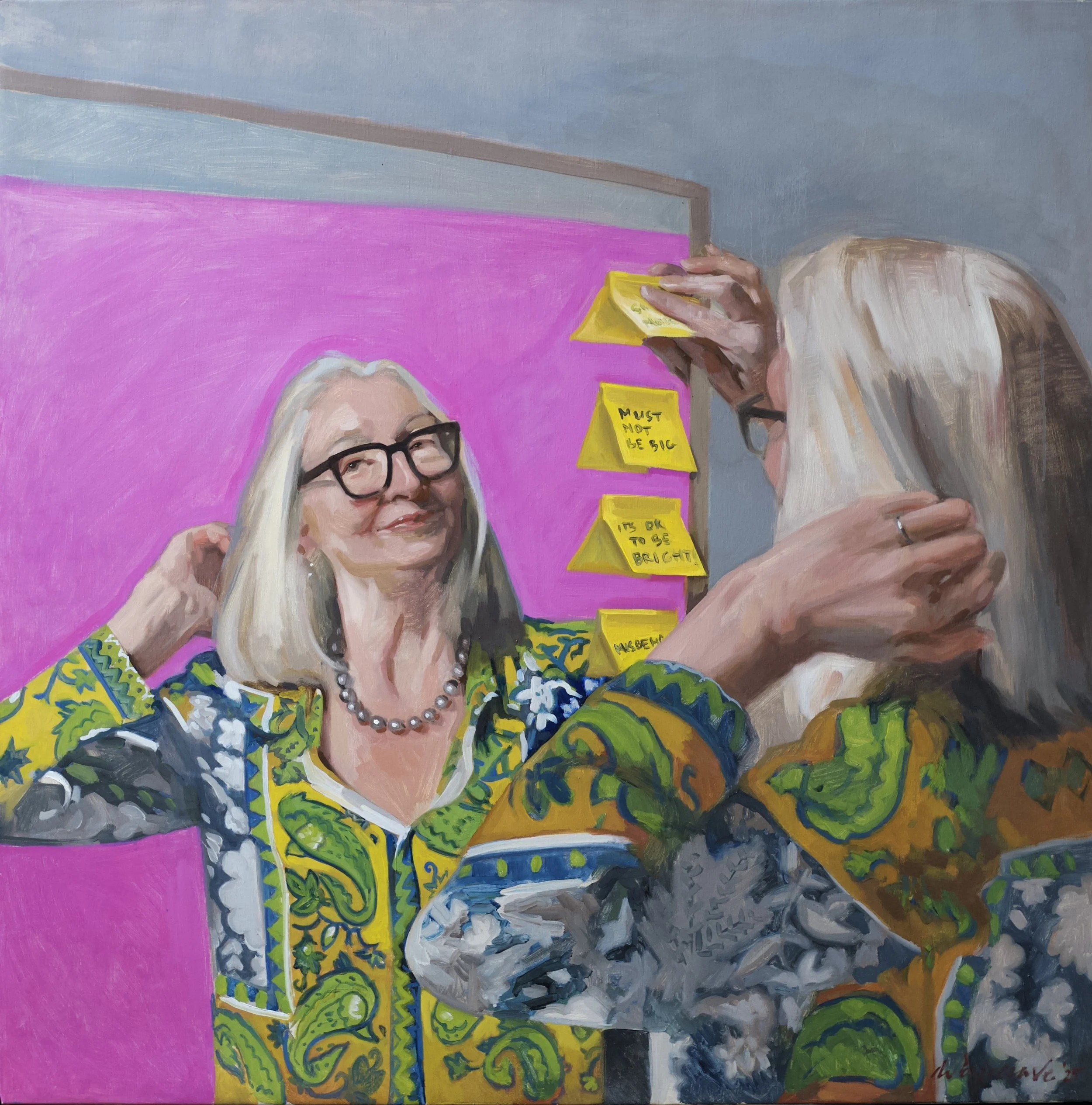 Daryl Fielding
Am I Enough?
Oil on Linen
90 x 90 cm