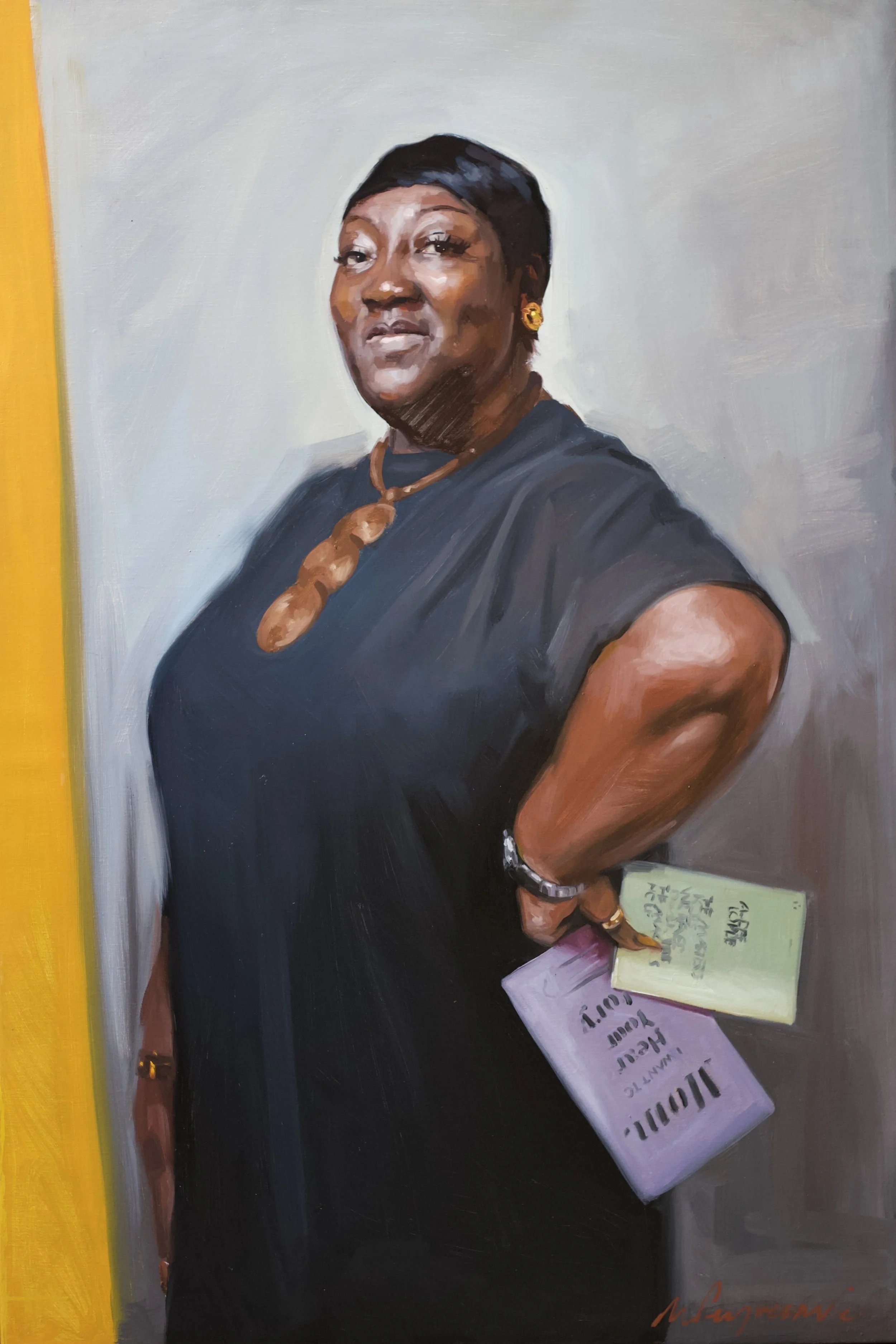Lady Phyll Akua Opoku-Gyimah
Standing in My Truth
Oil on Linen
105 x 70 cm