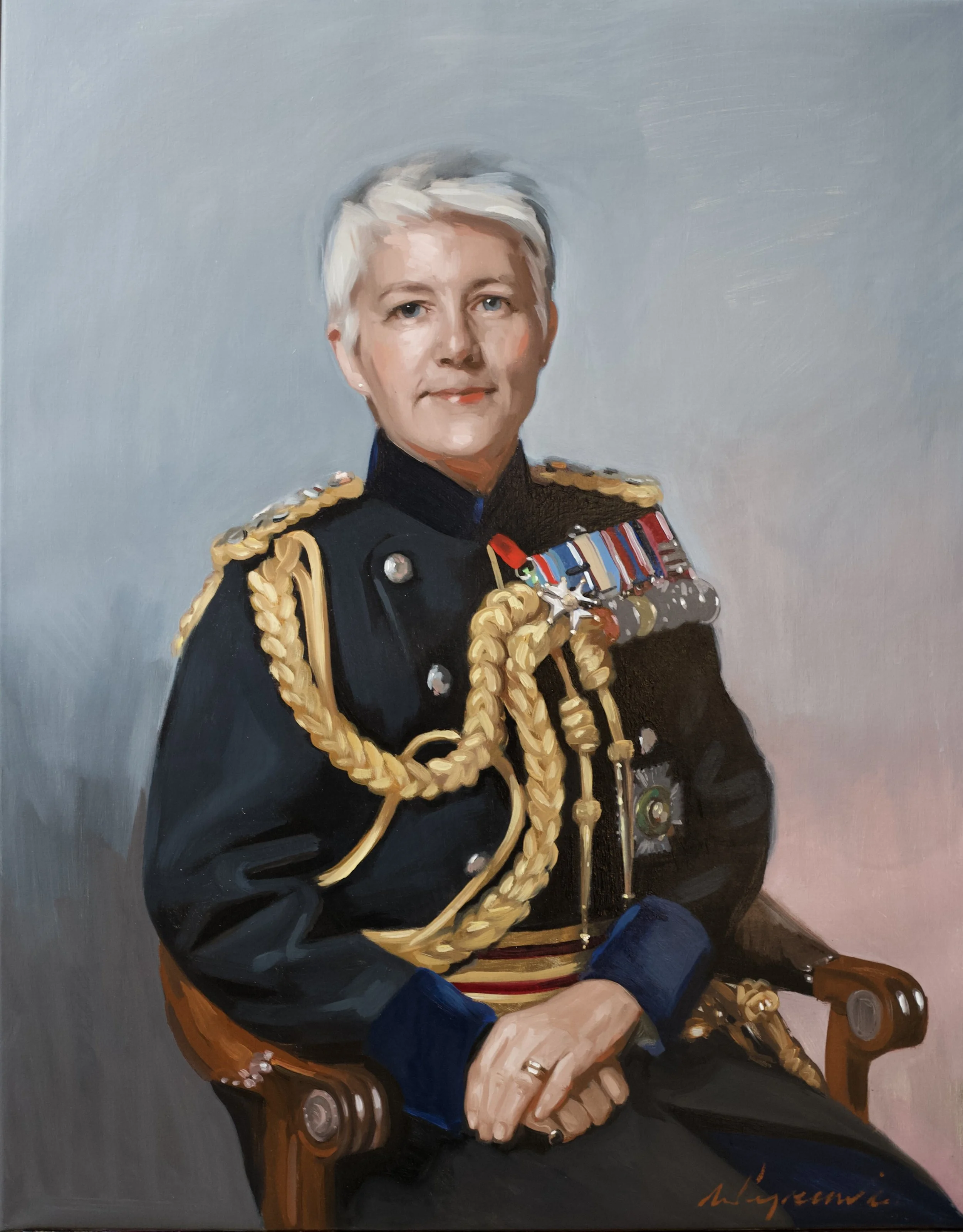 General Dame Sharon Nesmith
What Leadership Requires
Oil on Linen
90 x 70 cm
