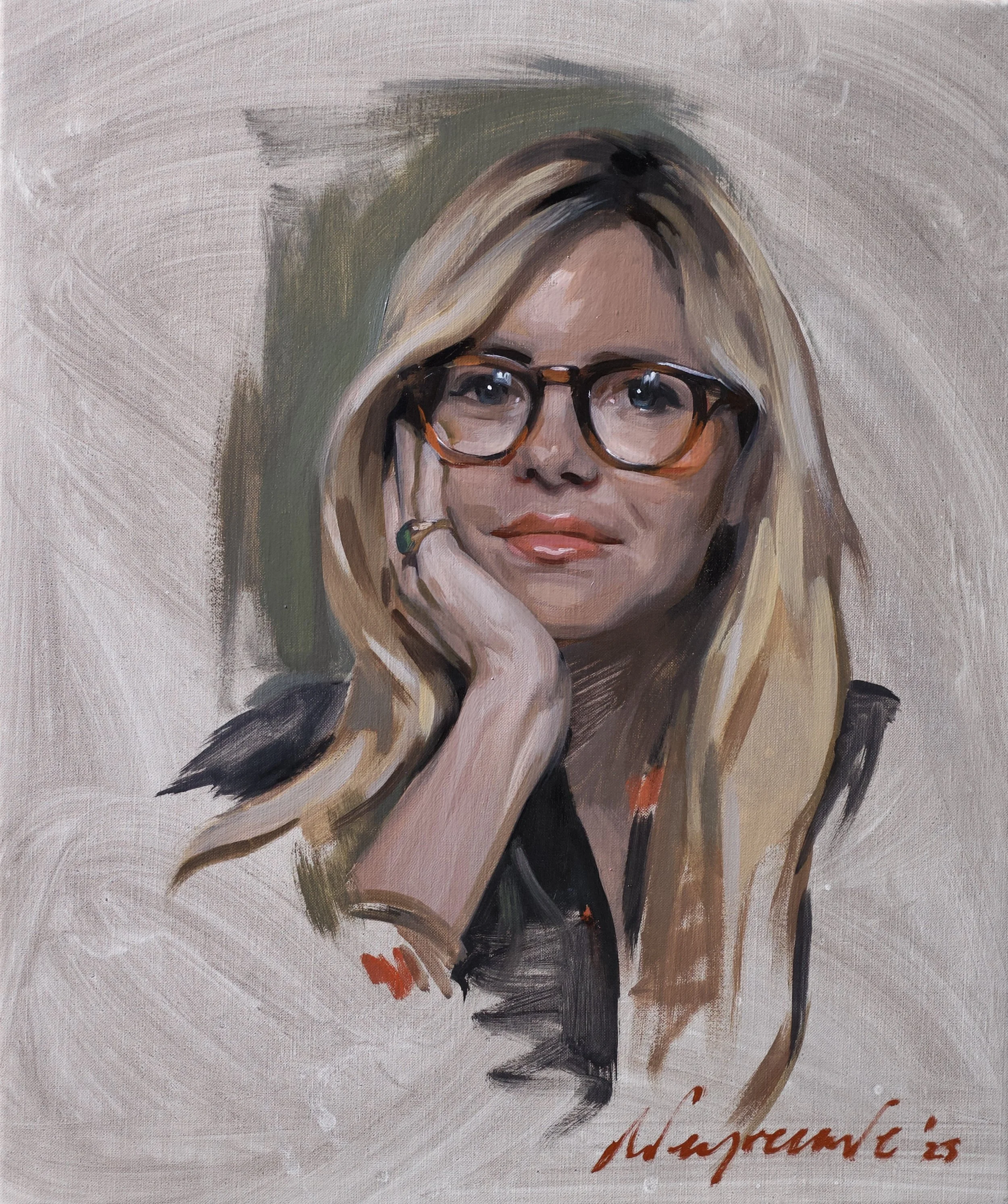 Head Study of Emma Barnett
Gifted to the sitter.