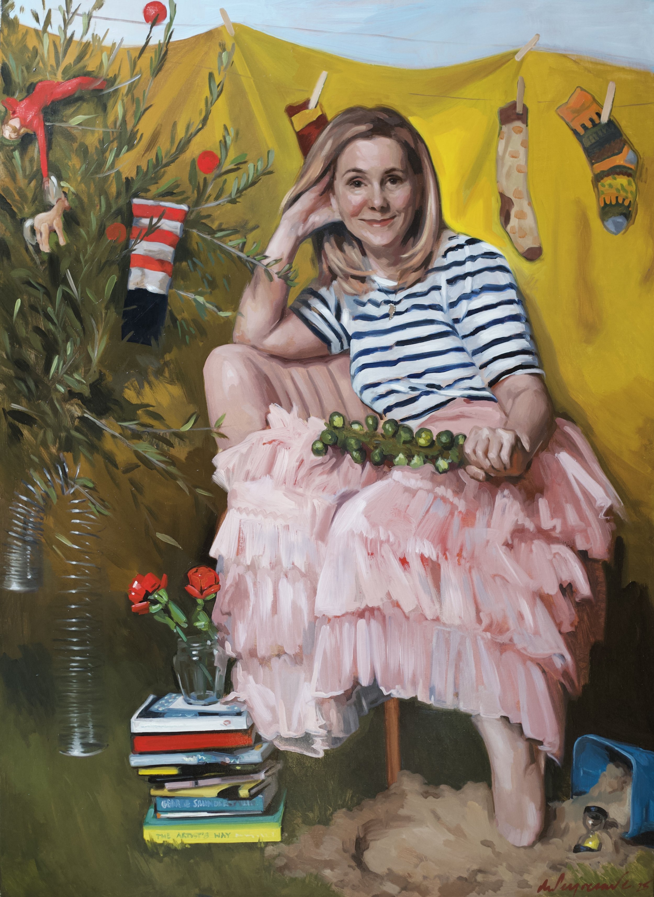 Sally Phillips
Am I Funny?
Oil on Linen
145 x 105 cm