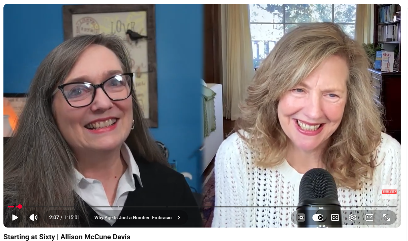 Starting at Sixty with Allison McCune Davis
