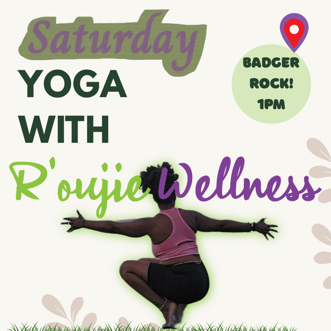 Saturday 1pm Yoga at Badger Rock