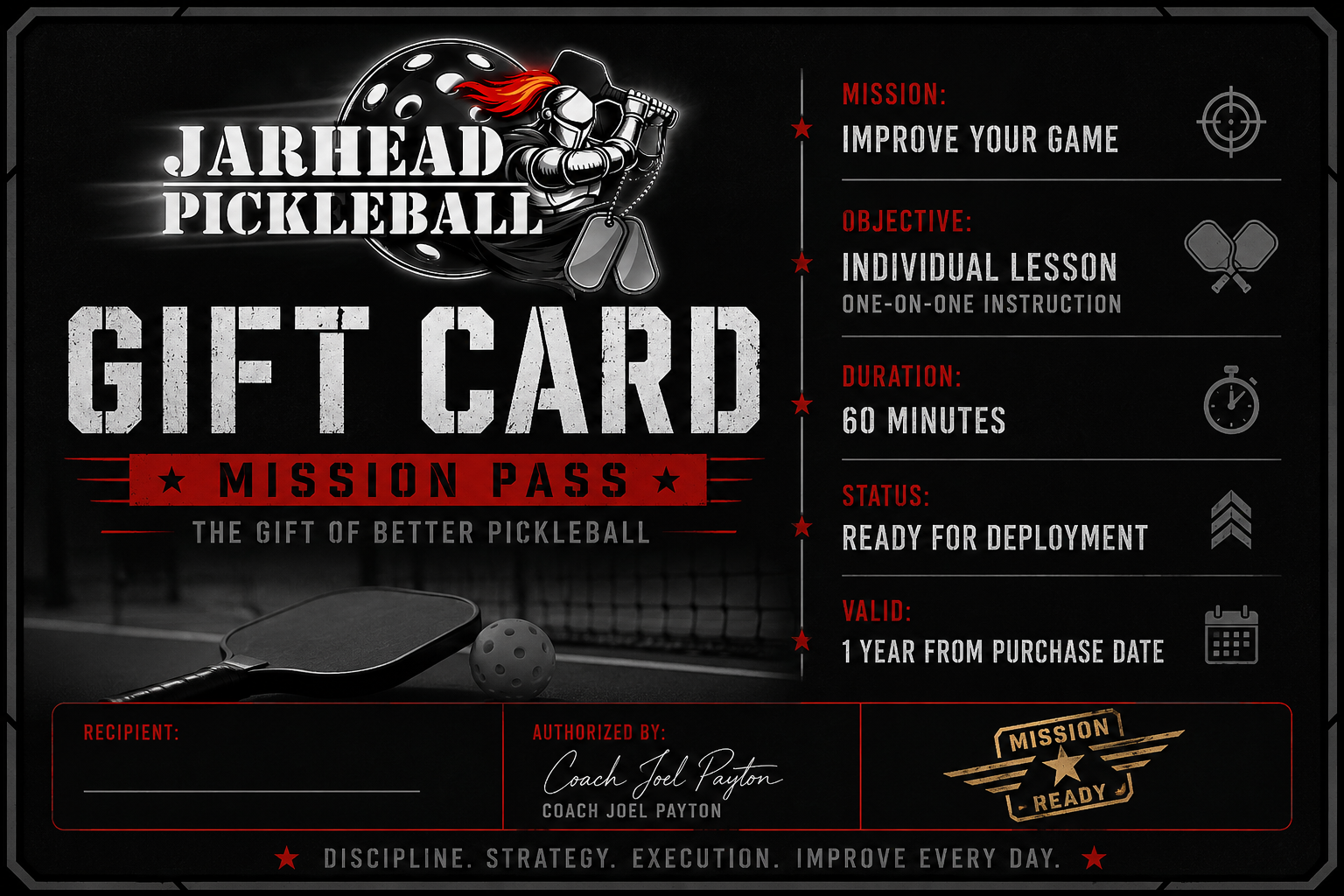 Gift a Individual Lesson