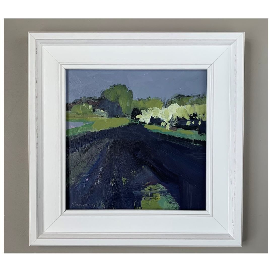 Long Shadows and May Blossom framed square format.jpg