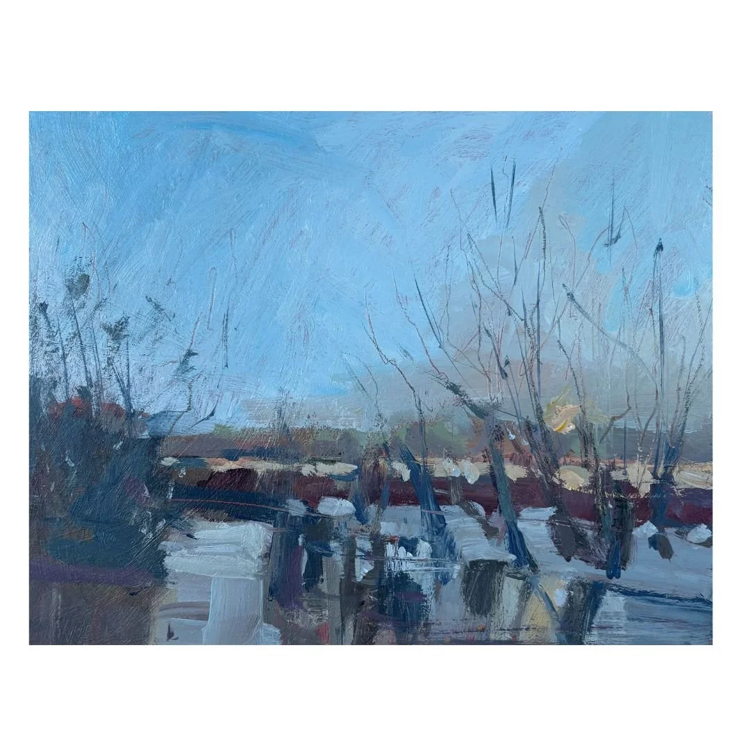 Winter River Sunrise