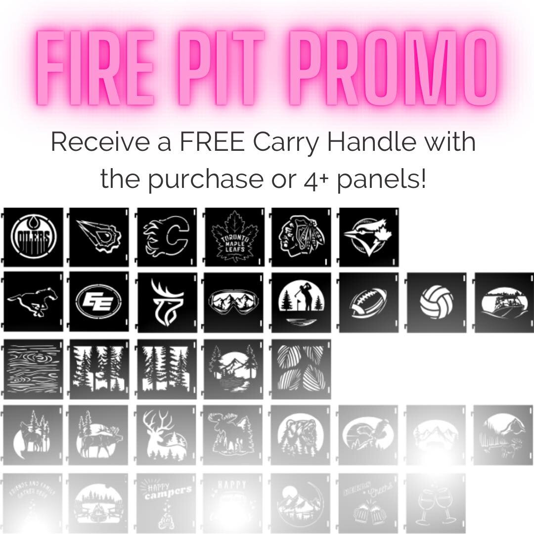 Did you catch our current deal from our post yesterday?? If you&rsquo;re interested in our new Portable Fire Pit, keep reading! 👇🏻

We recognize that because of the forest fires here in Alberta, we need to honor the fire ban until those are under c