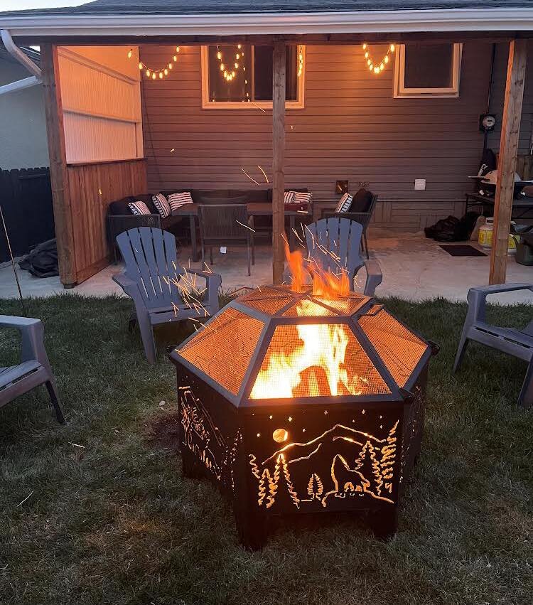Another gorgeous outdoor space completed with a G&amp;C Fusions fire pit! ✨

Ready to jump in and design your own fire pit? It takes several weeks and many steps in between to go from designing a fire pit to finishing off with paint! Hopefully by the