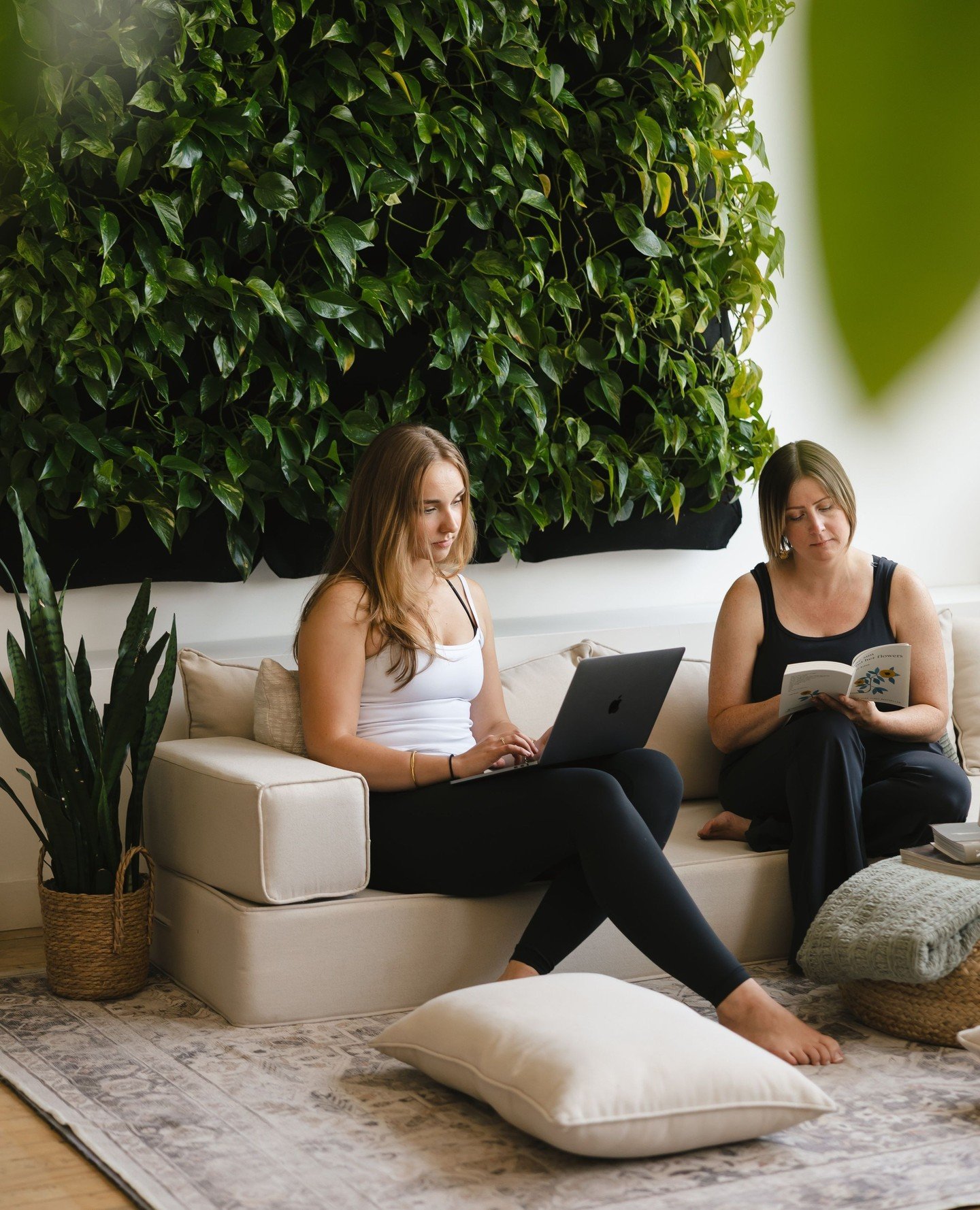 did you know that our zen lounge doubles as a calm study haven? we invite you to use the time before or after your booked class to recharge and reset at the studio, whether you're prepping for exams or simply looking for a spot to cozy up and read yo
