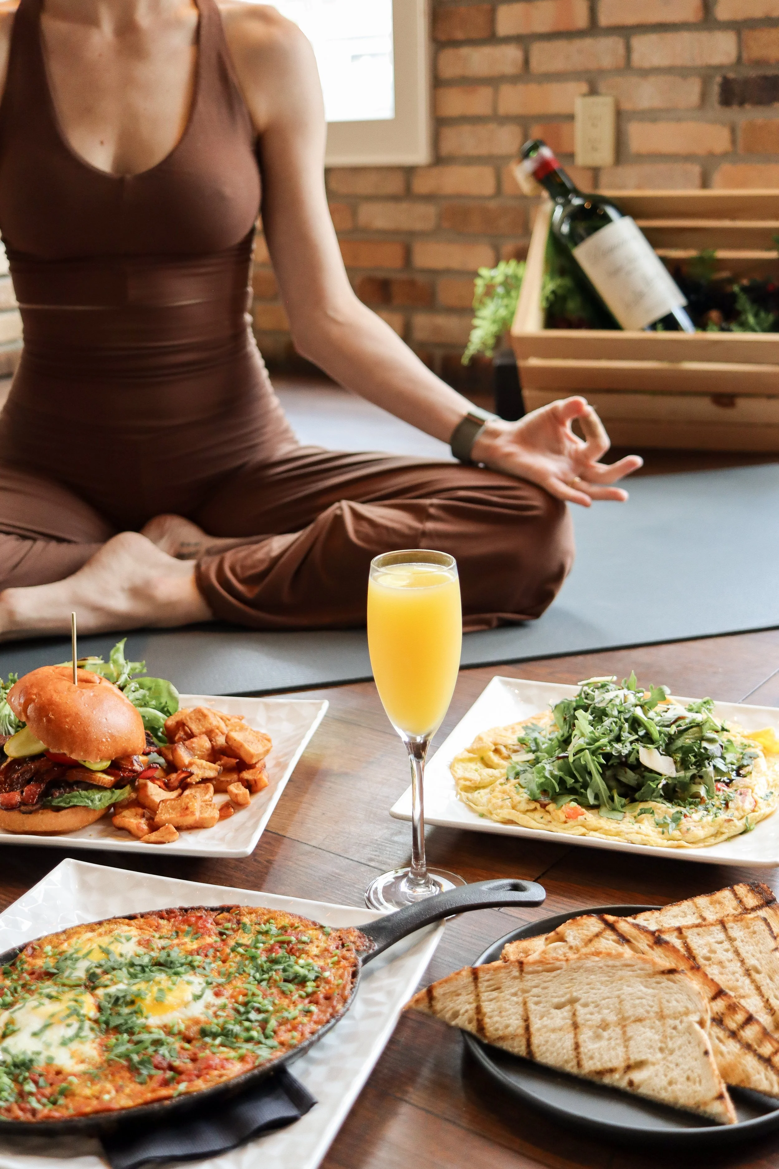 yoga &amp; brunch
