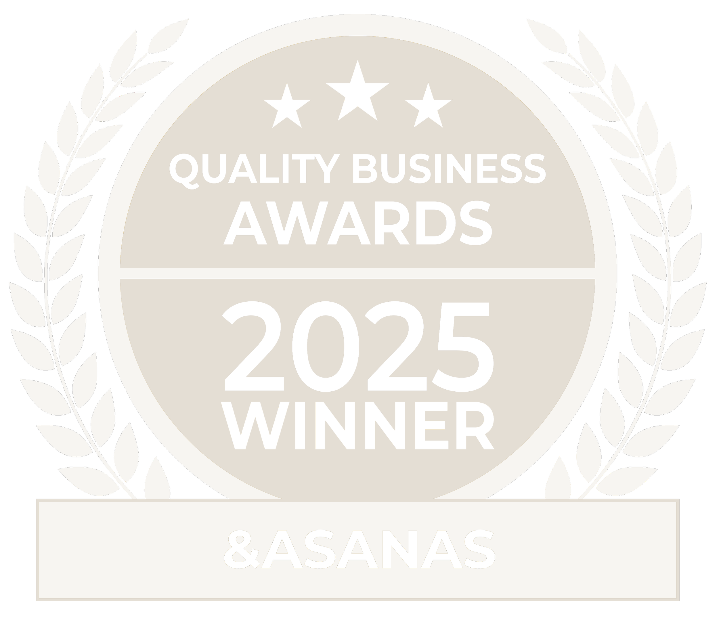 quality business awards | 2025 winner | &asanas