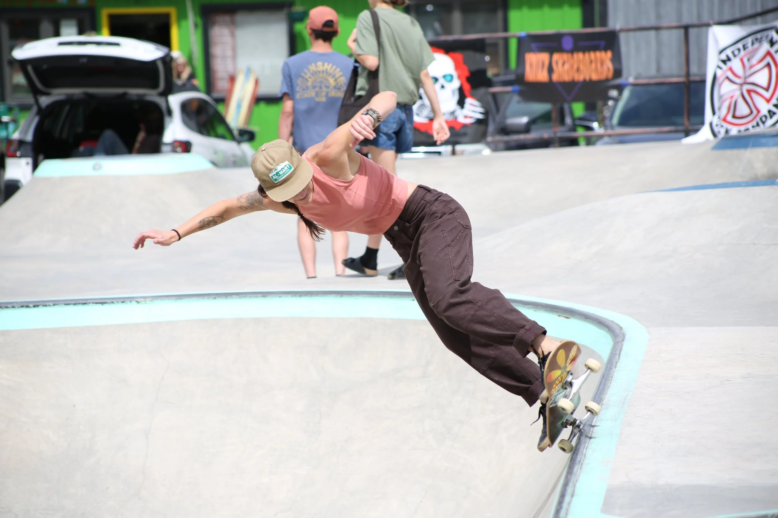 Chelsea, Denver, Nice Five-o Grind.JPG