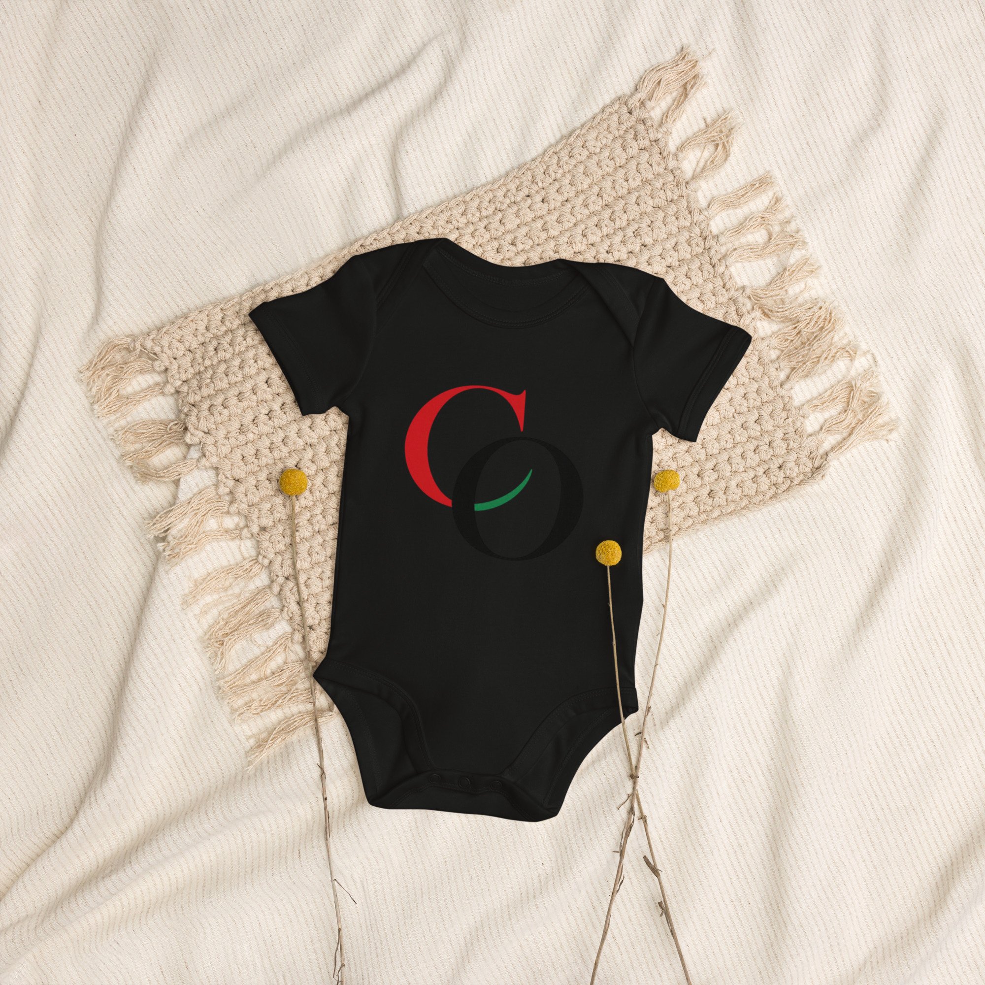 Organic cotton baby bodysuit