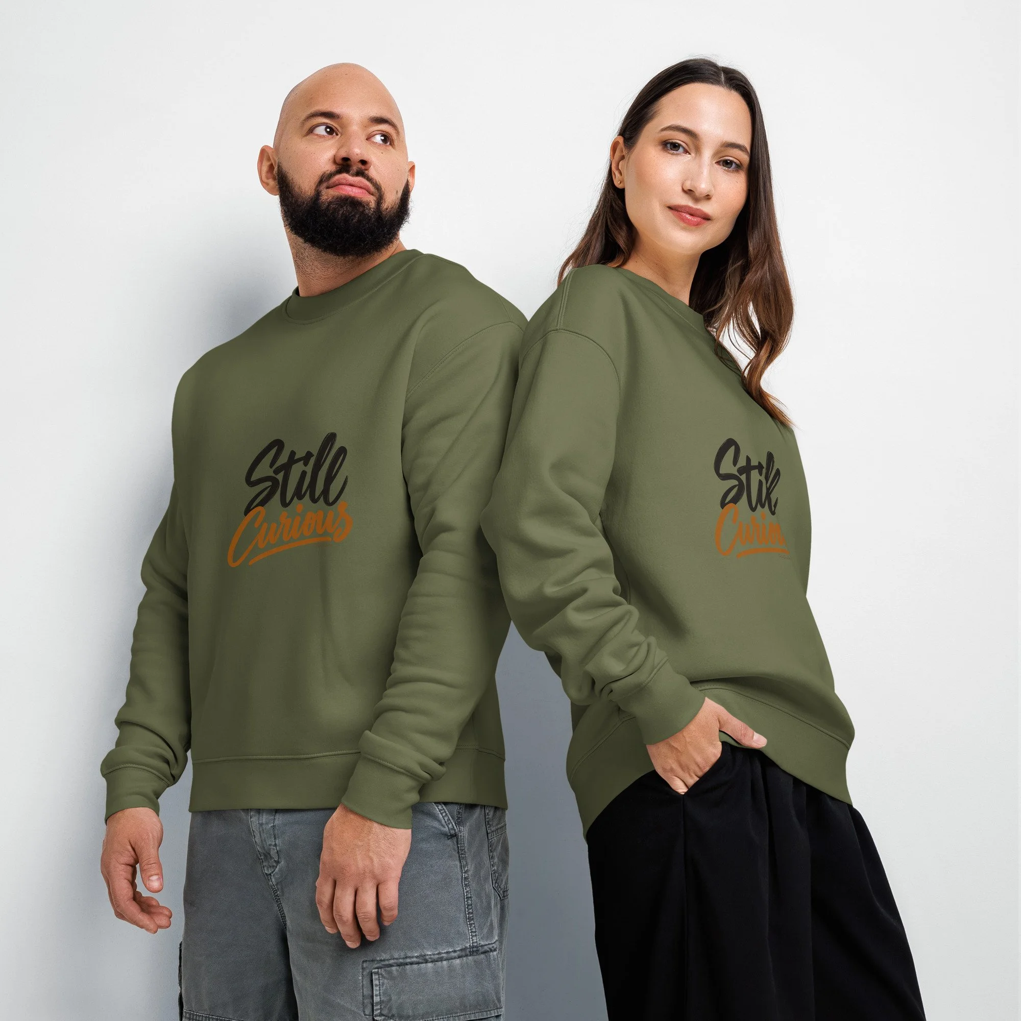 Unisex relax crew neck sweatshirt
