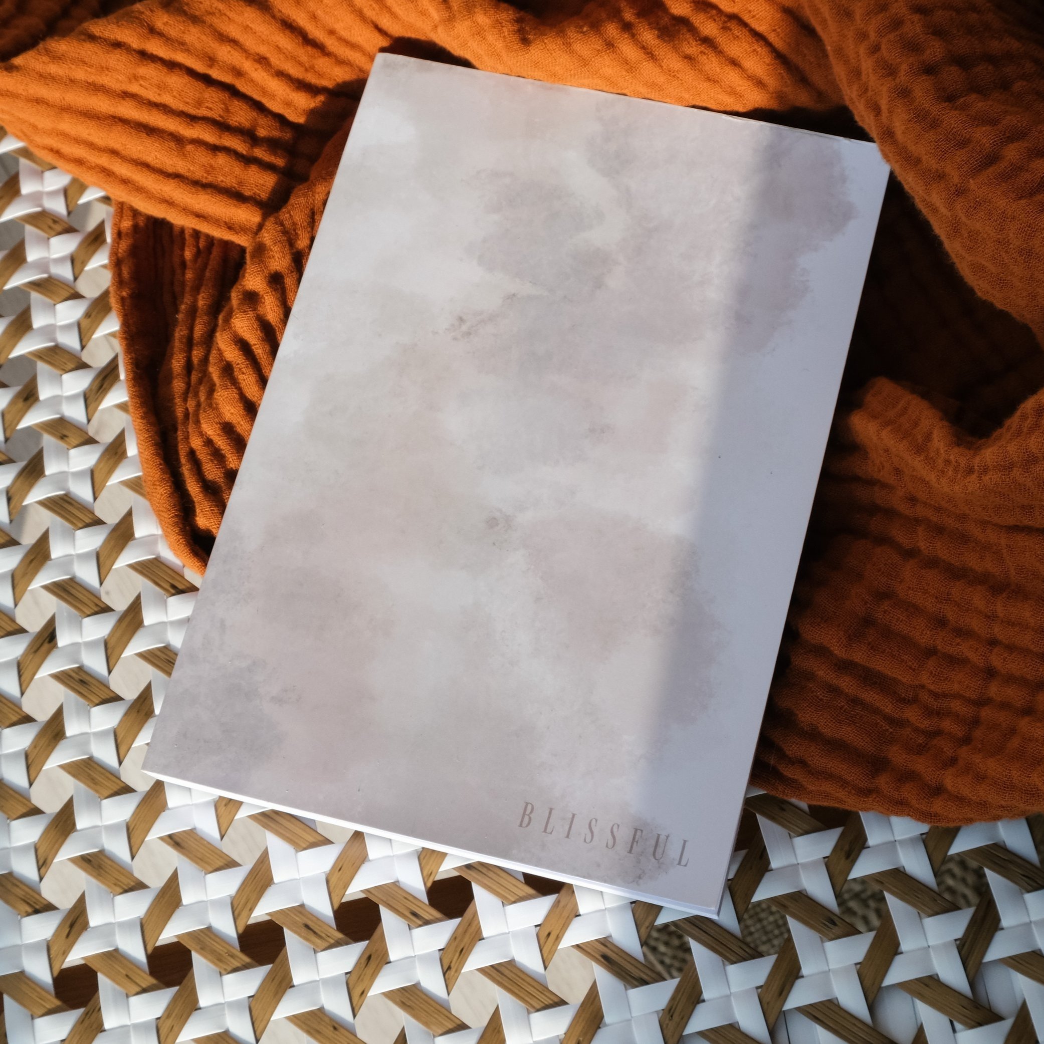 cosy wellness gift for her showing notebook