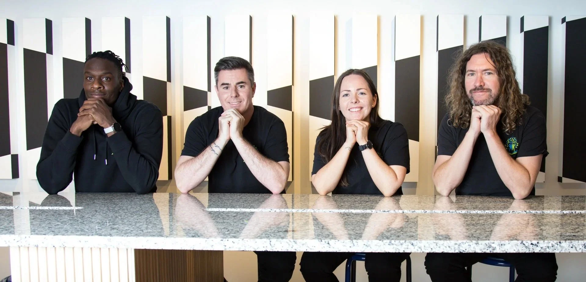 Corporate team headshots photographed in West London