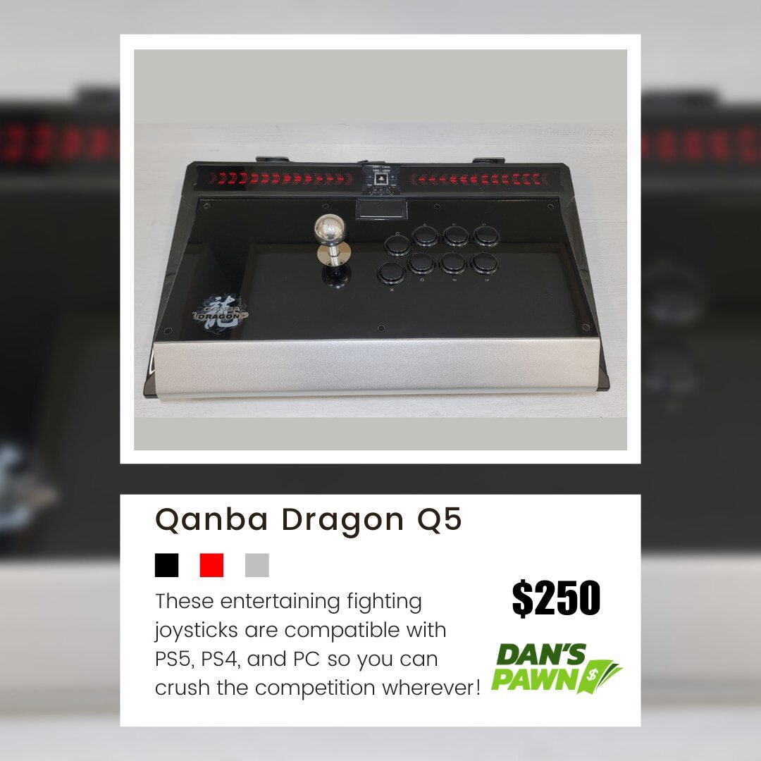 Ready to show your friends who the real gaming pro is? Look no further than the Qanba Dragon Q5 Fighting Stick Setup! Designed for serious gamers, this accessory is the perfect choice for anyone seeking to up their game. With compatibility across the