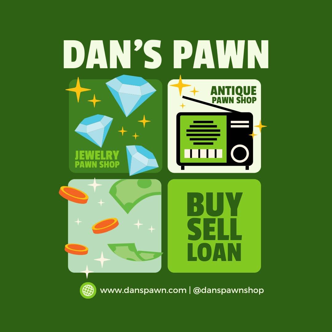 Discover the treasures at Dan's Pawn! 💎✨ We're your trusted destination for all things valuable in Bay County. Whether you're looking to buy or sell gold, get a pawn loan, or explore our fantastic selection of discounted products, we've got you cove
