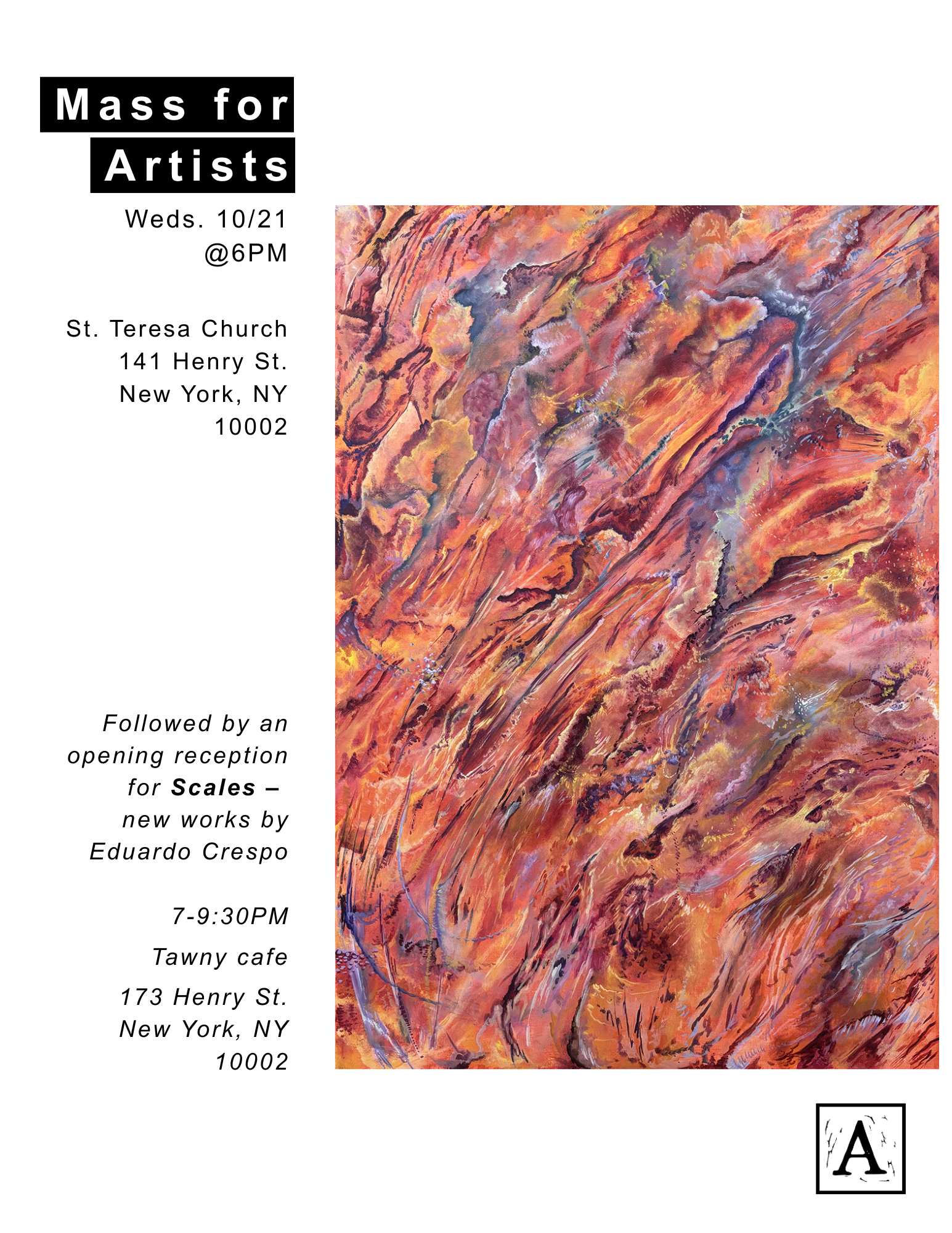 Mass for Artists 10/21
