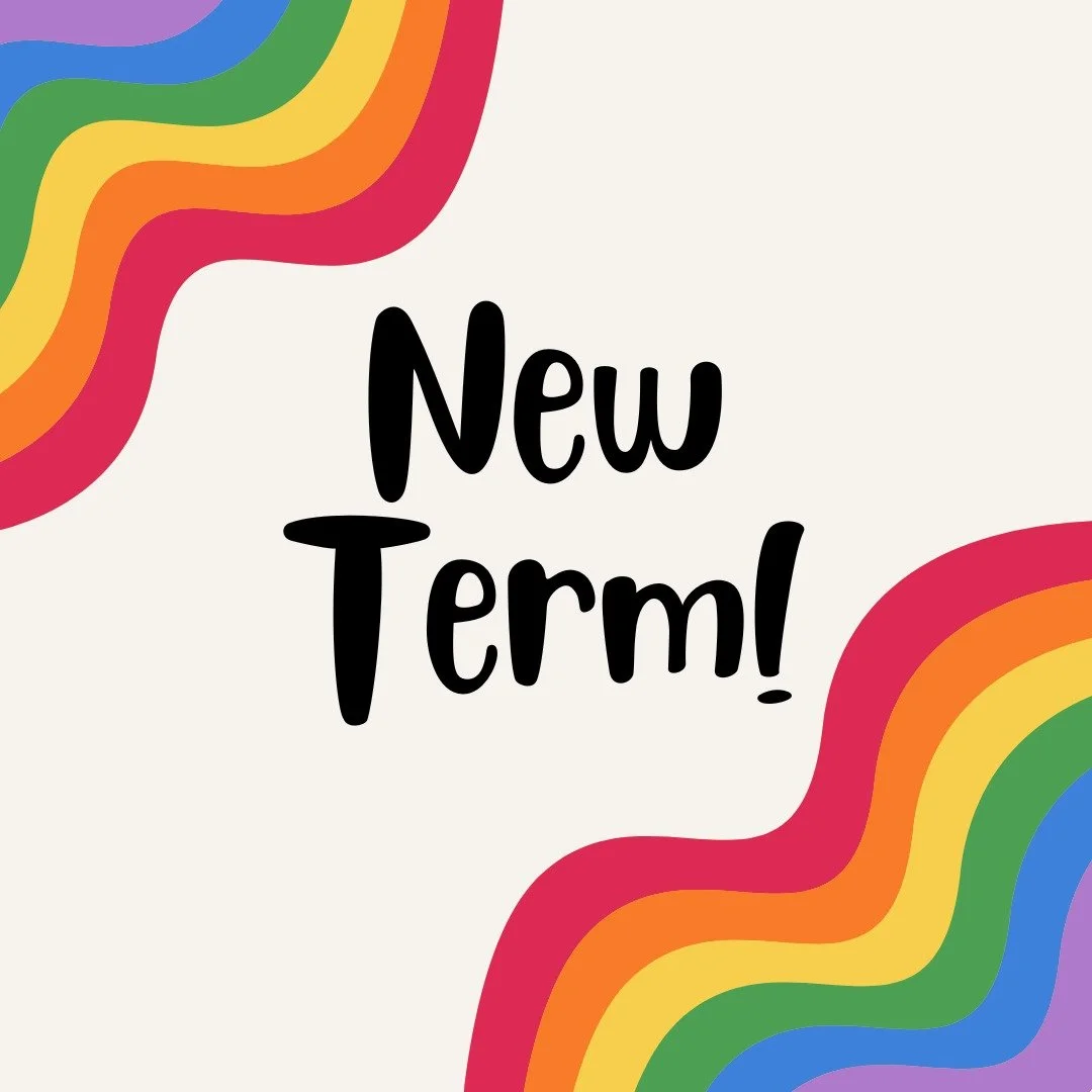 Our new term is starting this Tuesday 26th August! New people are always very welcome - no experience needed :) 

[Image description: black text 'New term!' on a white background with two wavy pride flag corners]

#queerchoir #lgbtqchoir #bathchoir #