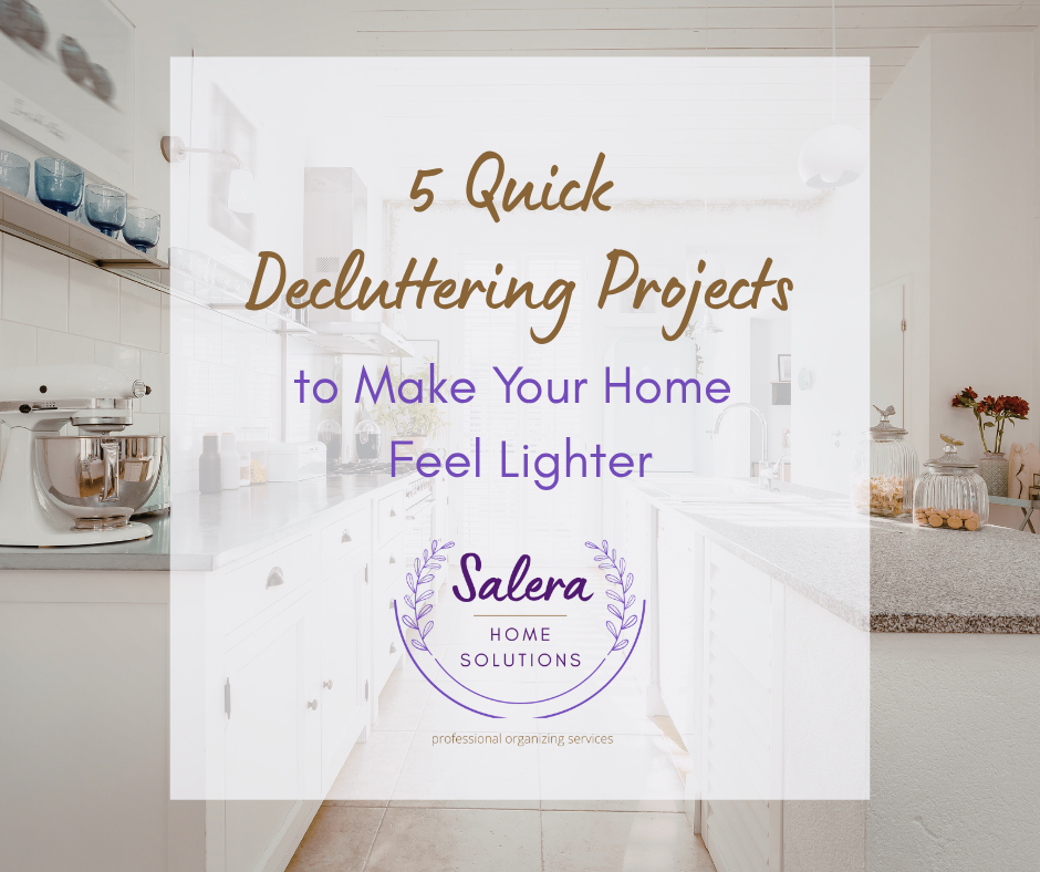5 Quick Decluttering Projects to Make Your Home Feel Lighter Today
