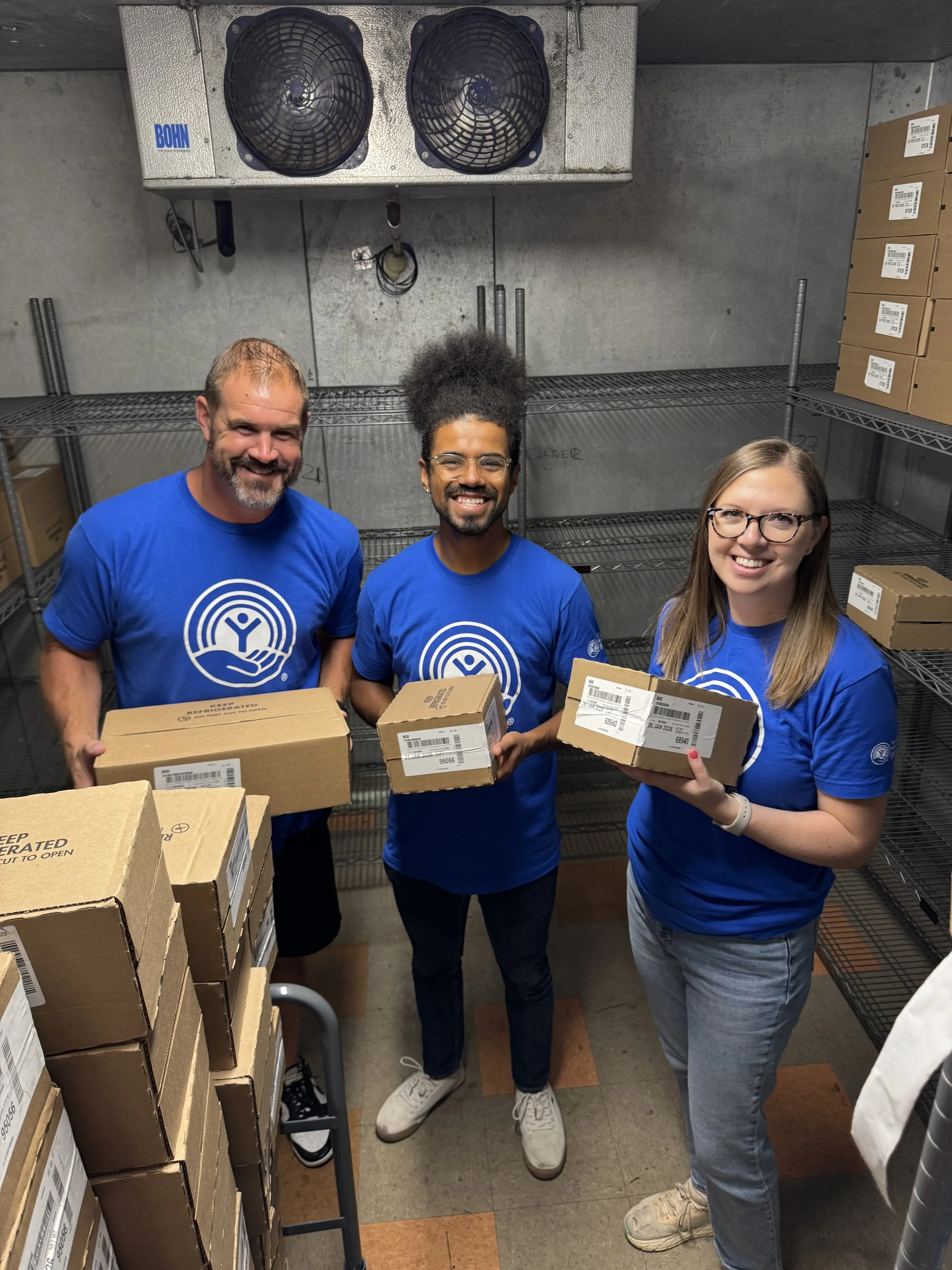 icon of three hands raised