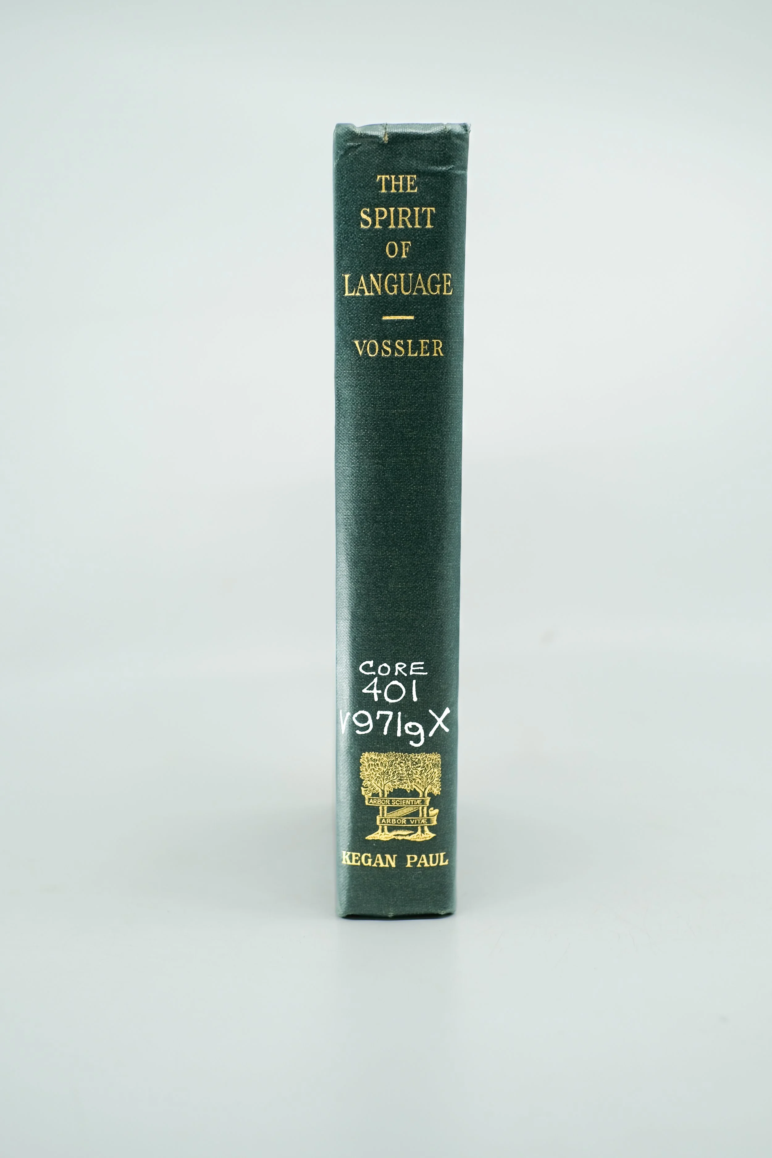 THE SPIRIT OF LANGUAGE IN CIVILIZATION
