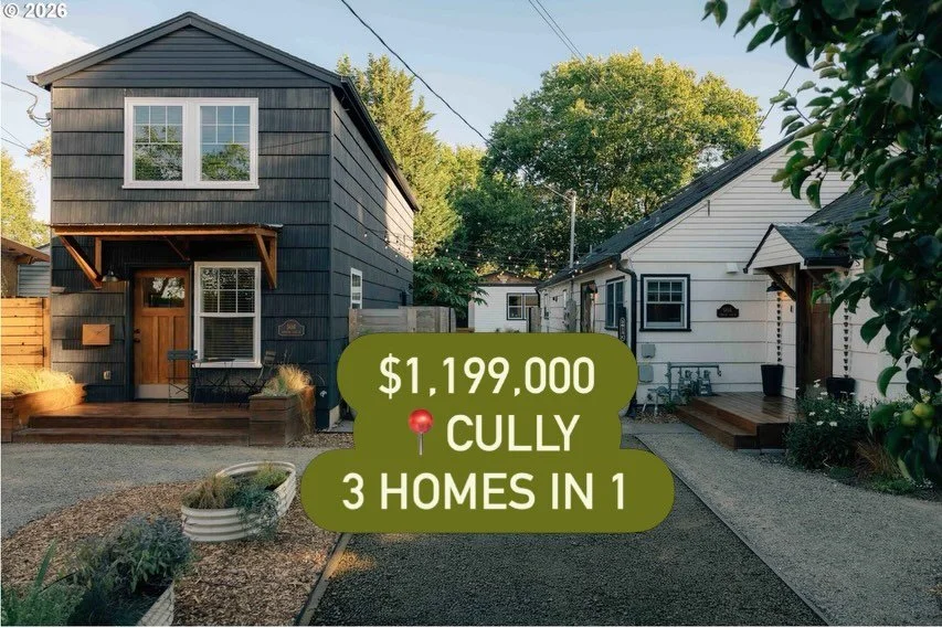 Okay yes the price tag is a jump scare but there are 3 homes on this .28 acre lot! 

Perfect for multigenerational living, guest suites, rentals or besties!! 

House 1 
1,917 sq ft 
3 bed 1 bath

House 2 
1,092 sq ft 
2 bed 2 bath 

House 3 
800 sq f