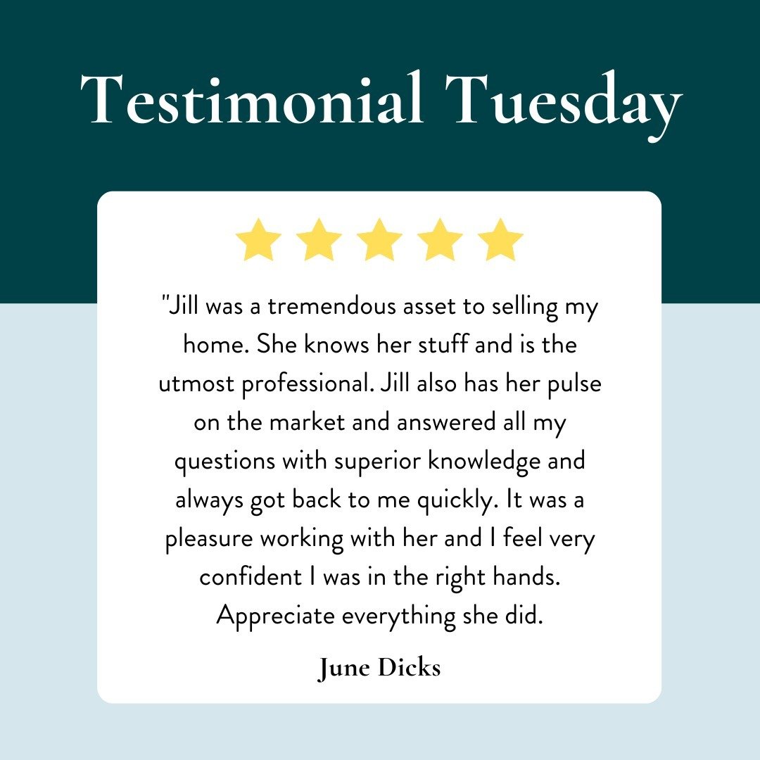 Thank you June for this marvelous testimonial for Jill...she does &quot;know her stuff!&quot;
#testimonialtuesday #realtor #realestate #halifax #novascotia