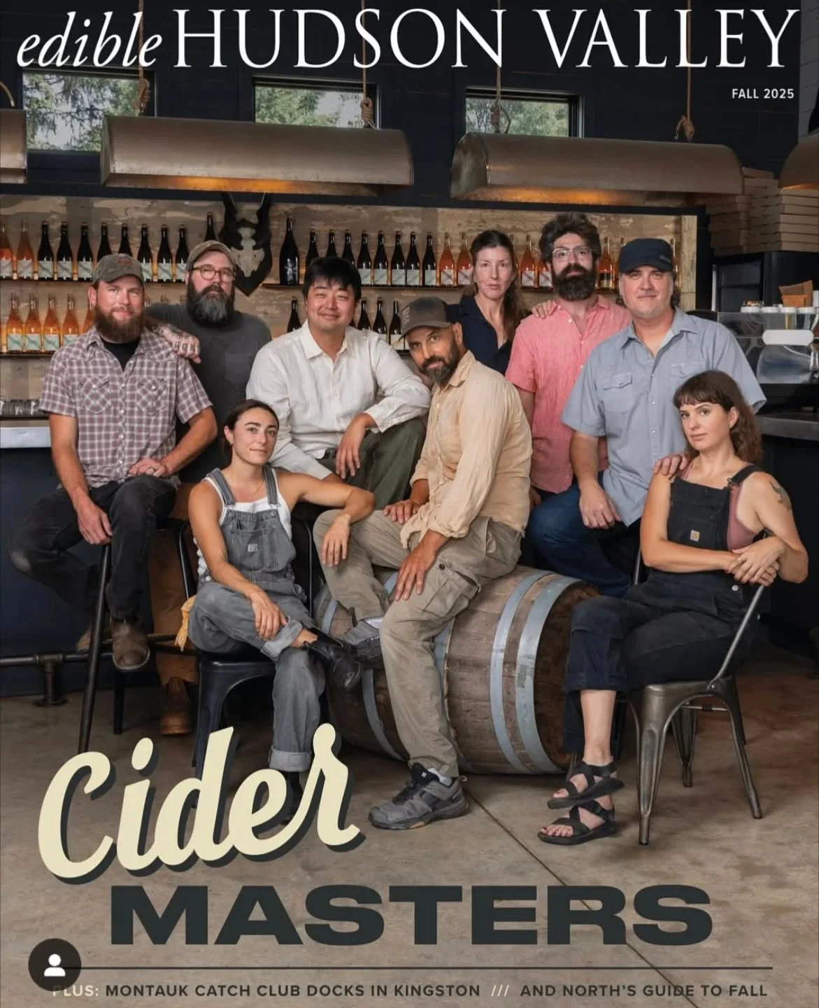 Great article by @danpucci for @ediblehudsonvalley on the Hudon Valley cider scene. So many amazing local producers doing interesting work. Stop by the shop to grab a bottle from @greenpointcidery , @leftbankciders and @rosehillferments 🍎🍏