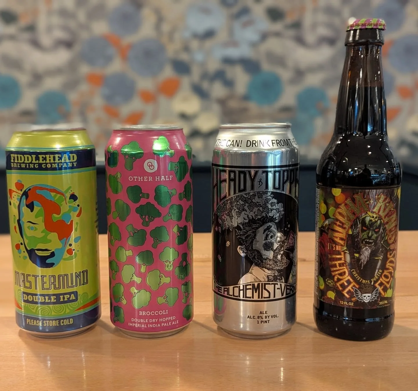We got in a new batch of heavy hitters today which included a very nice surprise &ndash; the elusive Heady Topper from @alch3mistb33r. A great way to warm up as we head into the holiday season ☺️

@otherhalfnyc Broccoli Double Dry-Hopped Imperial IPA