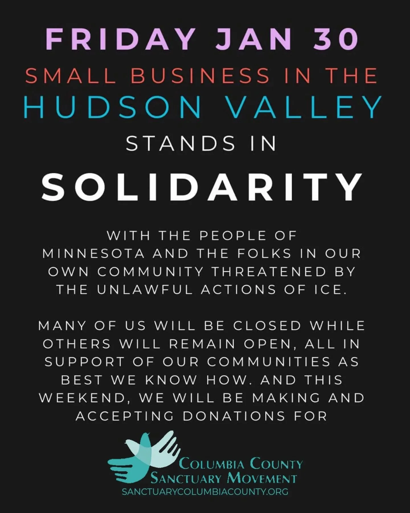 The Corner Counter joins other local businesses in response to the nationwide shutdown happening tomorrow.

We'll be open to serve our community and offer a safe space where everyone is welcome. 

We invite our customers to support Red Hook's small b